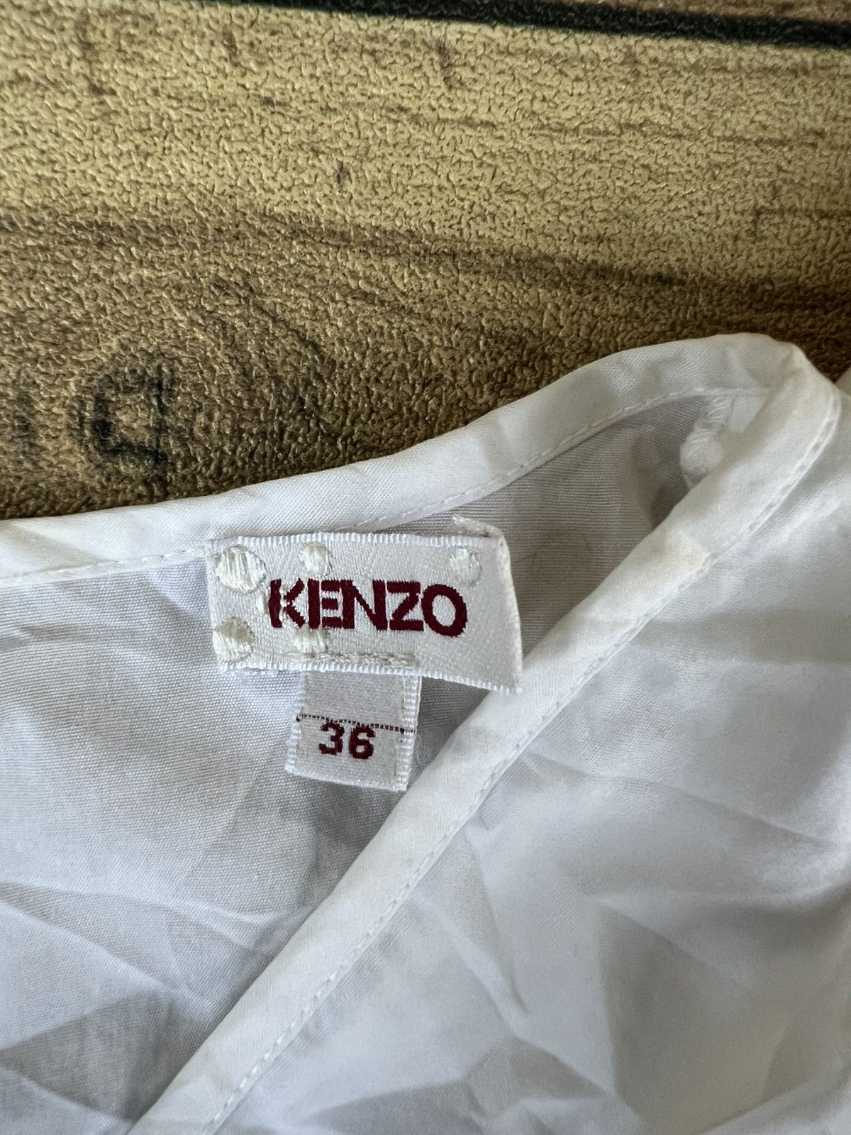 Kenzo Kenzo frinkle butterfly blouse Size XS / US 0-2 / IT 36-38 - 6 Thumbnail