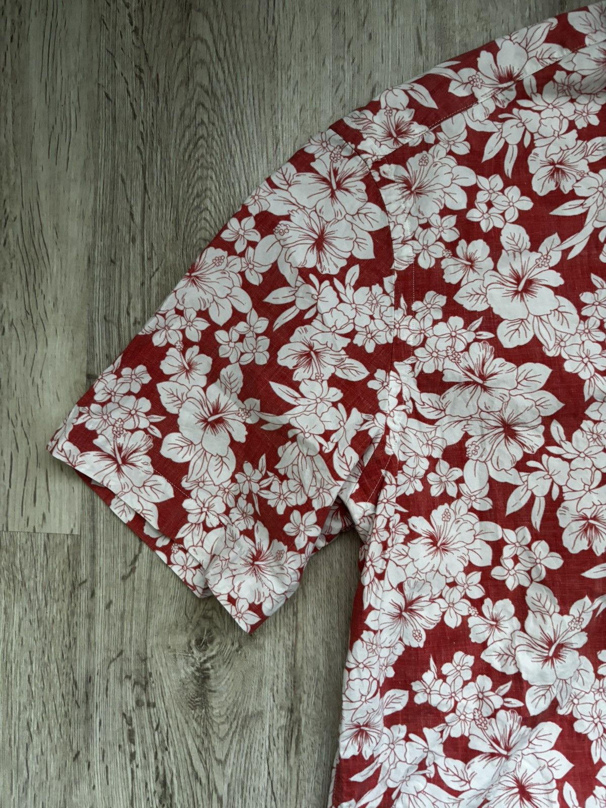 Gitman Bros. Vintage Gitman Vintage Hawaiian Popover Shirt Hibiscus Print Size US L / EU 52-54 / 3 - 5 Thumbnail