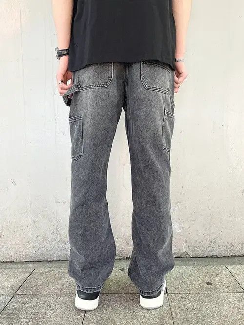 Jean damaged ripped paint jeans Size US 34 / EU 50 - 3 Thumbnail