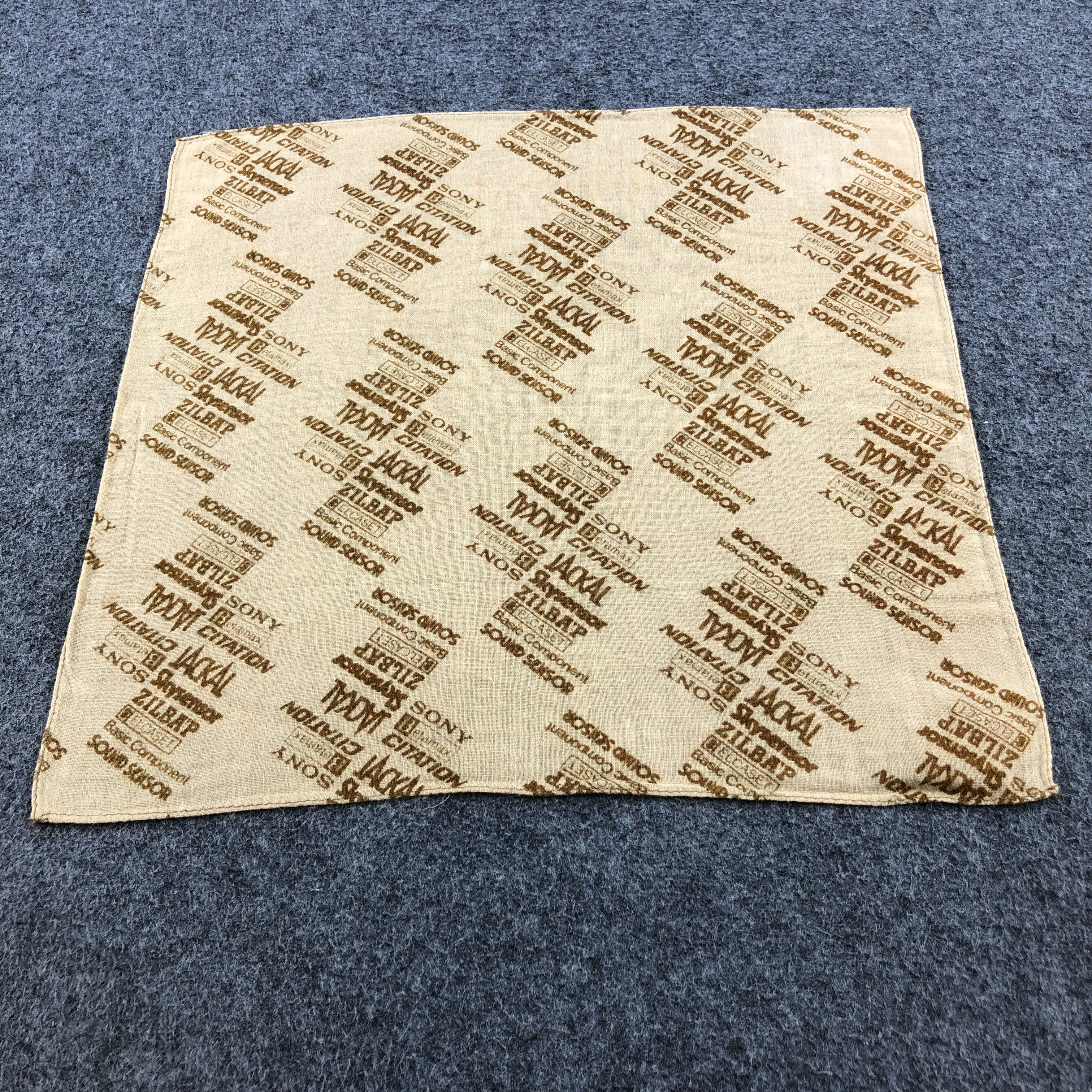 Vintage Vintage Sony Handkerchief Neckerchief Bandana H1345 Size ONE SIZE - 1 Thumbnail
