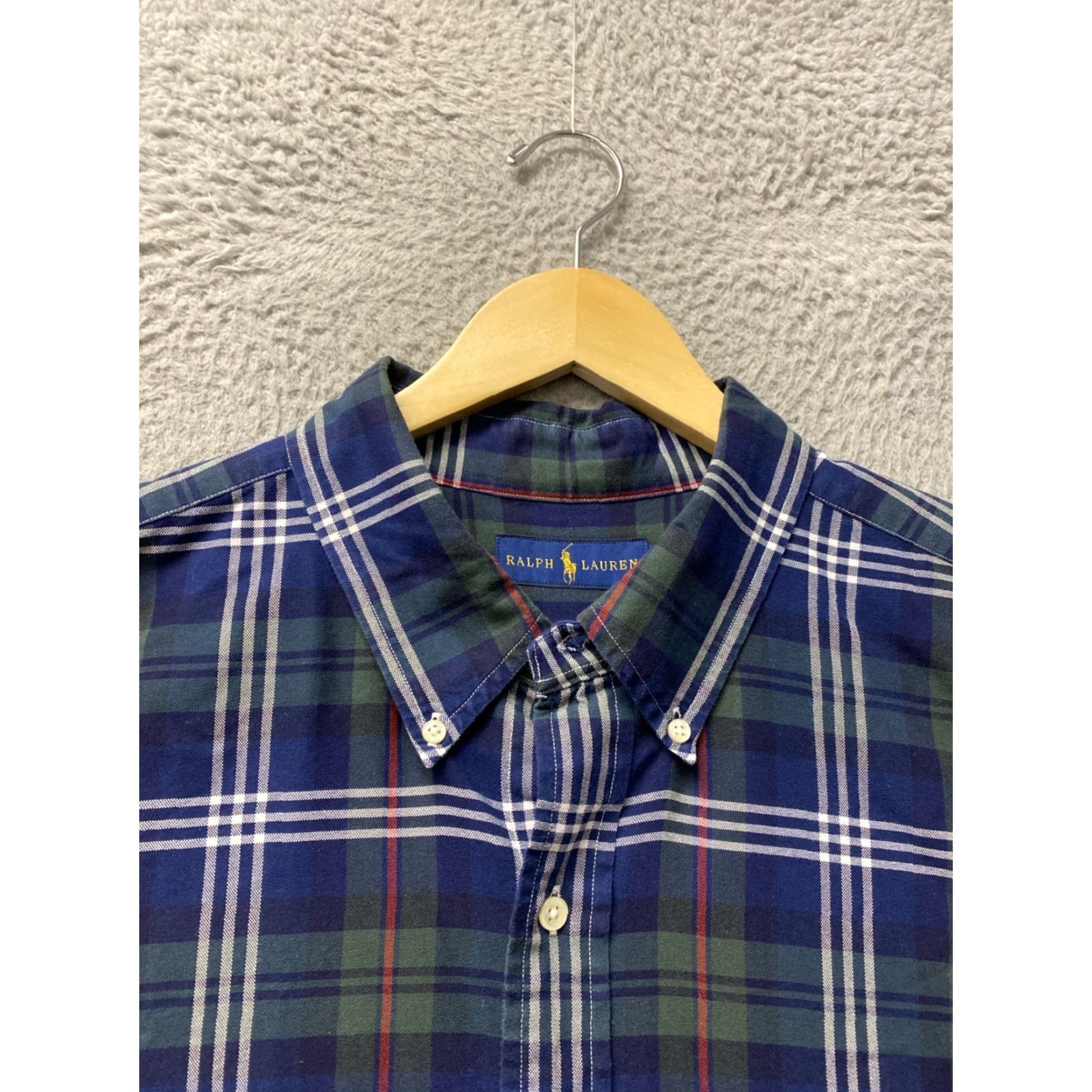 Ralph Lauren Polo Ralph Lauren Button-Down Shirt Mens XXLT 2XLT Classic Green Long Sleeve Embroidered Pony Logo Plaid Cotton Casual All Seasons Size US XXL / EU 58 / 5 - 4 Thumbnail