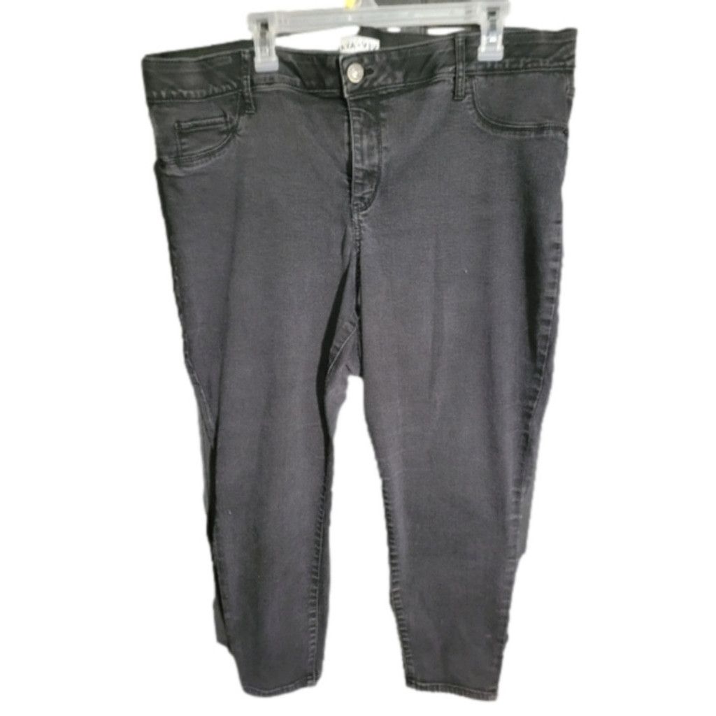 AVA CATHERSIDE AVA & Viv, black jeans, Size 20 euc Size 42" / US 20 - 1 Thumbnail
