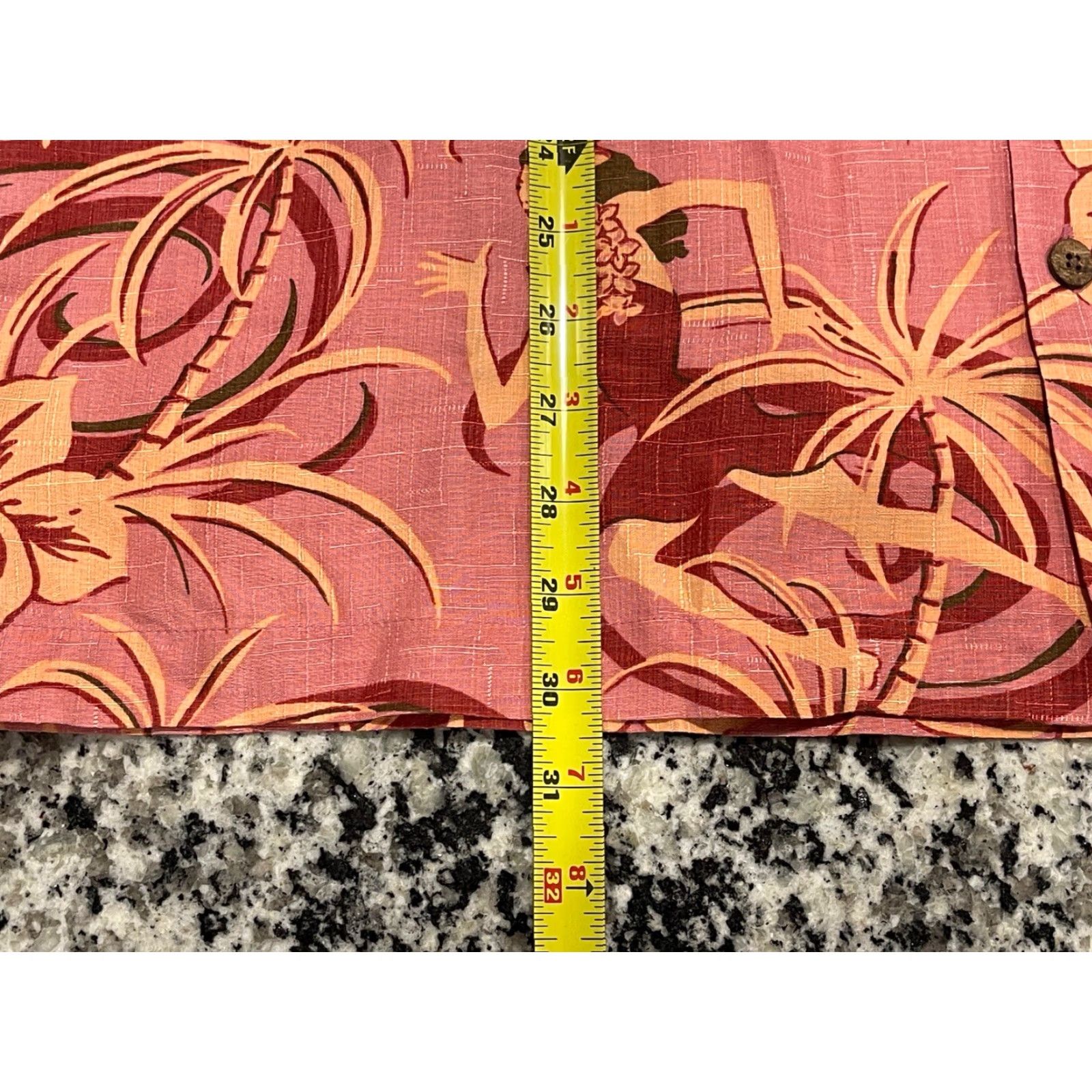 Tommy Bahama Tommy Bahama Shirt Mens Pink Floral Hawaiian Silk Linen Button-Up XL Short Sleeve Collared Pocket Easy Care Size US XL / EU 56 / 4 - 4 Thumbnail