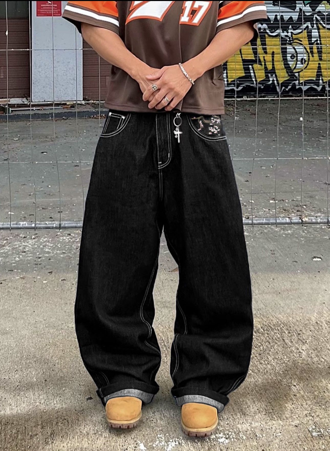 Japenese Y2K Baggy denim jeans