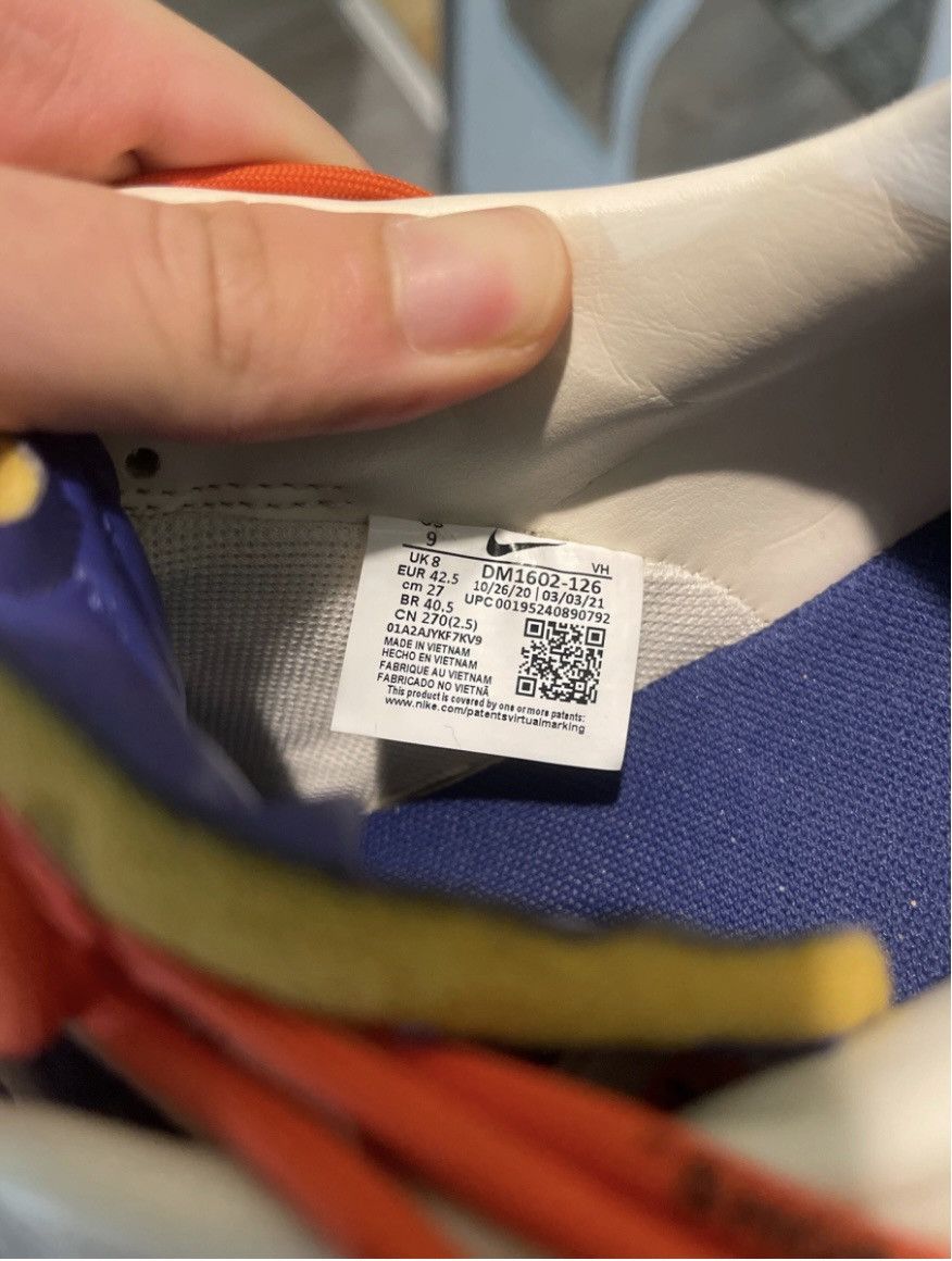 Off-White Nike Off White Dunks “Lot 23” Size US 9.5 / EU 42-43 - 5 Thumbnail