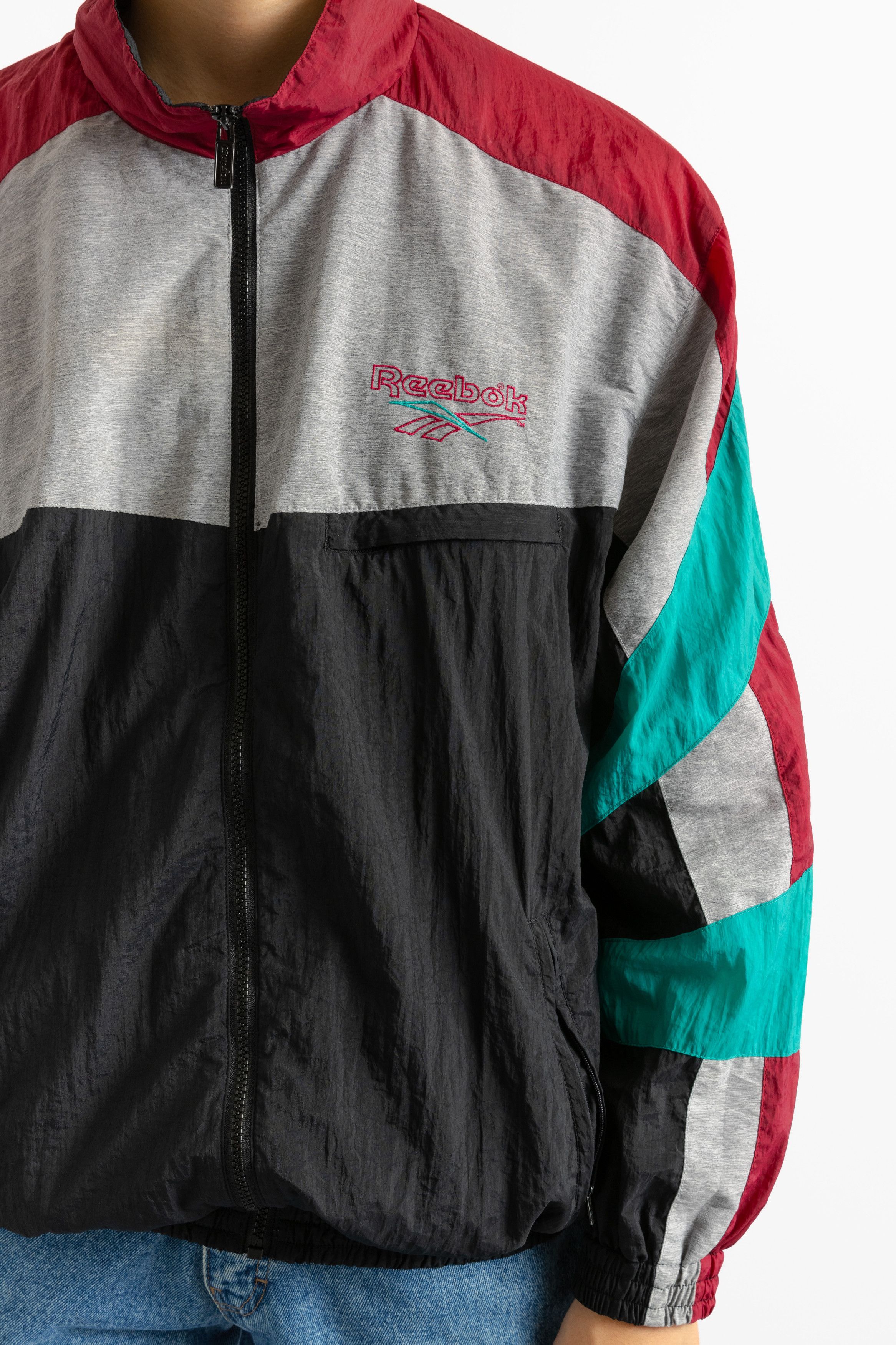 Reebok Reebok Jacket red green authentic jacket 8735 Size US L / EU 52-54 / 3 - 8 Thumbnail
