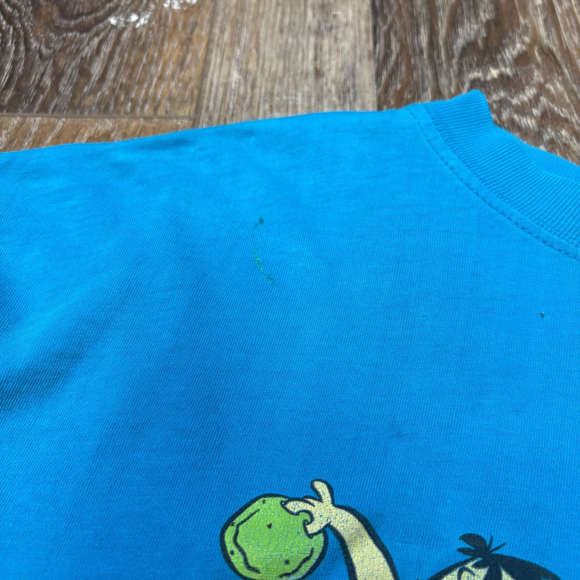 Vintage M - Vintage Rare Fred Flintstone Blue Graphic T Size US M / EU 48-50 / 2 - 6 Thumbnail