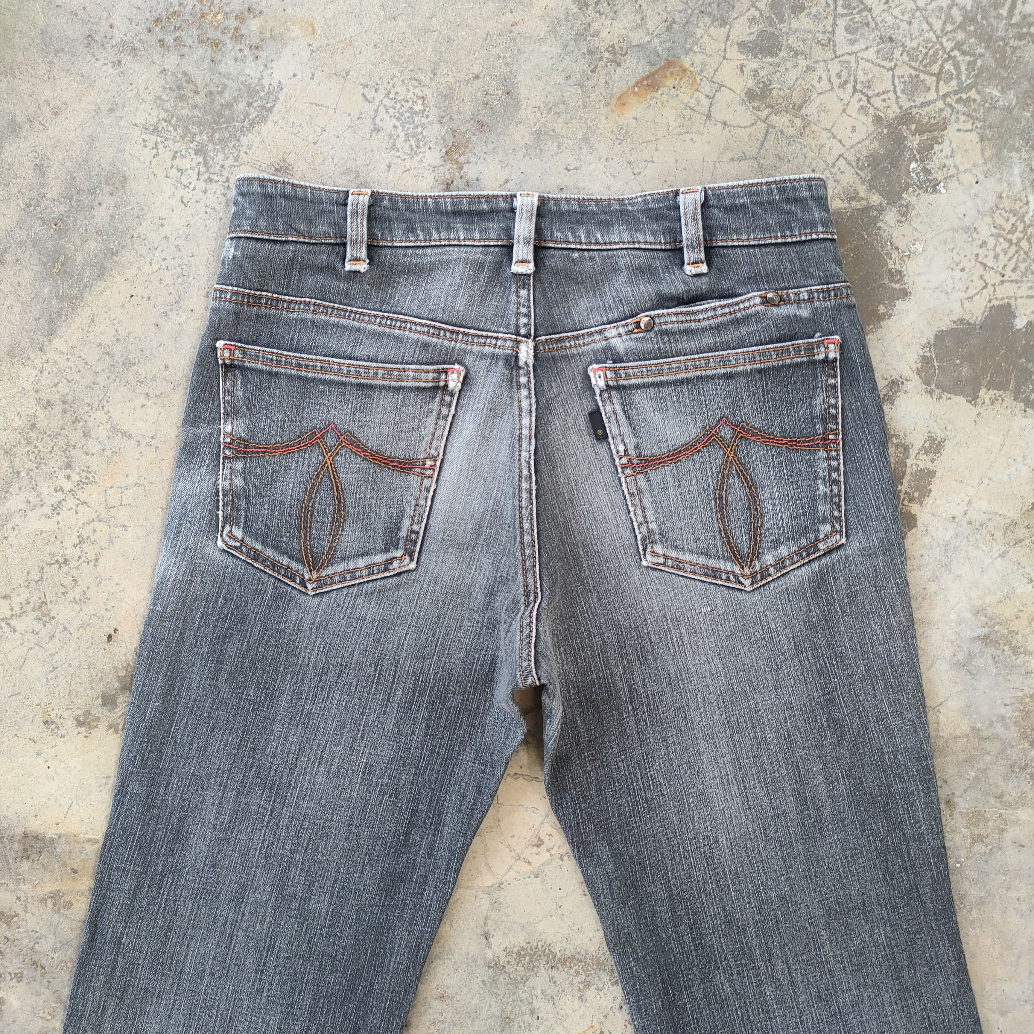 Japanese Brand × Jean × Vintage W30 VINTAGE JAPAN EC100 FADED BLACK JEANS DENIM PANTS Size US 30 / EU 46 - 11 Thumbnail