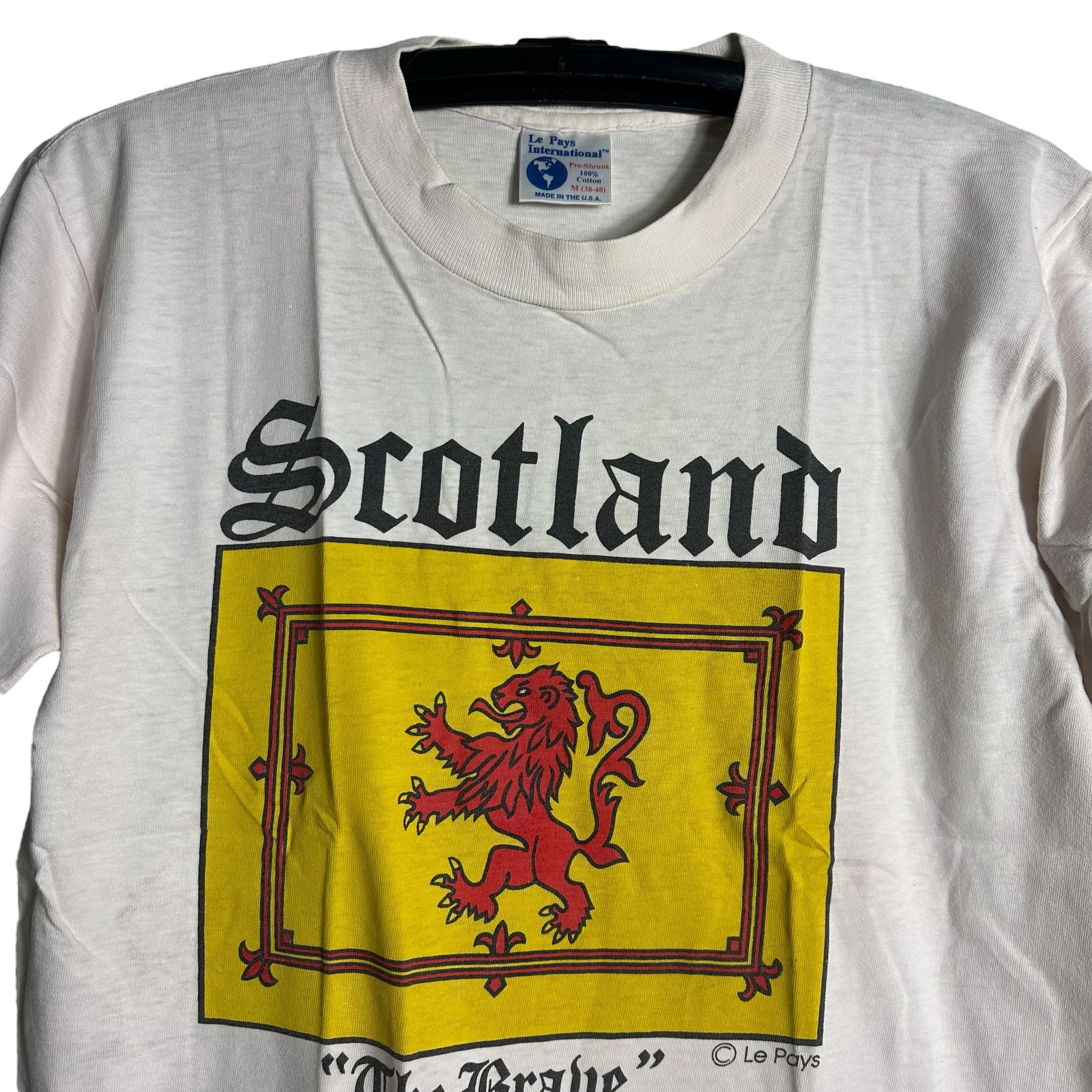Vintage 🔥RARE🔥Vintage Scotland Le Pays International T-Shirt Size US M / EU 48-50 / 2 - 2 Thumbnail