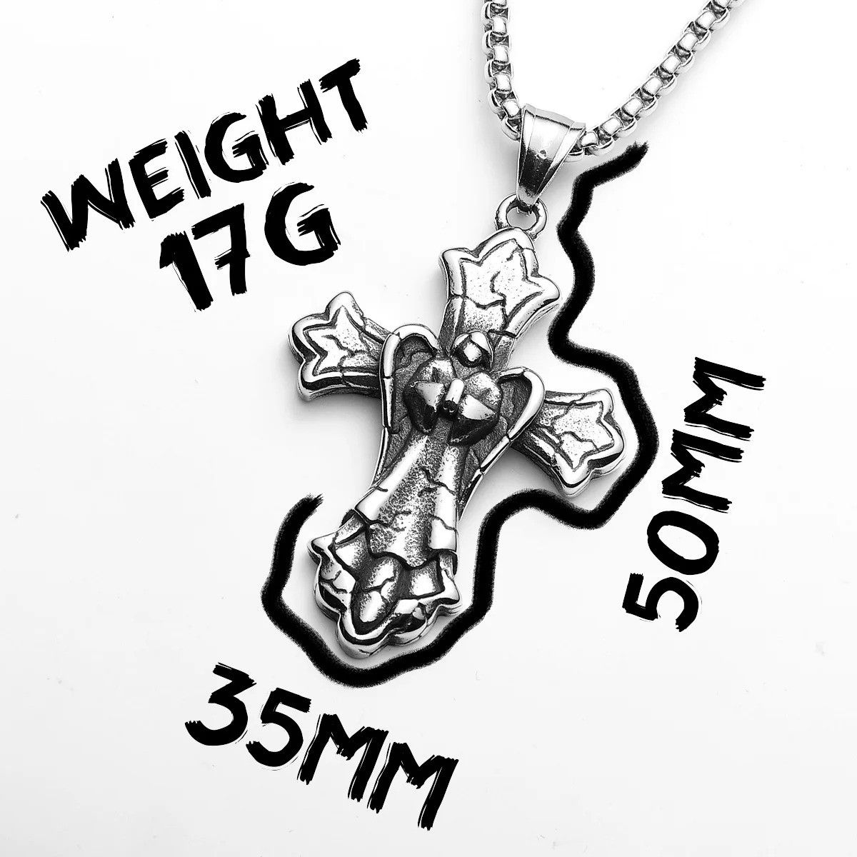 Other Angel Cross Pendant Accessories Necklace Gifts Size ONE SIZE - 6 Thumbnail