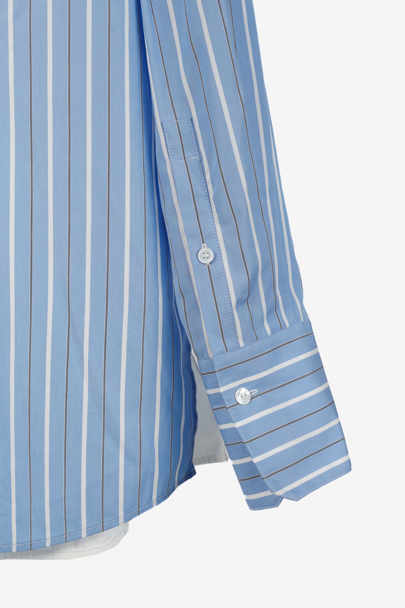 Weekend Max Mara Weekend Max Mara Nadar Striped Embroidered Cotton Shirt Size S / US 4 / IT 40 - 6 Thumbnail