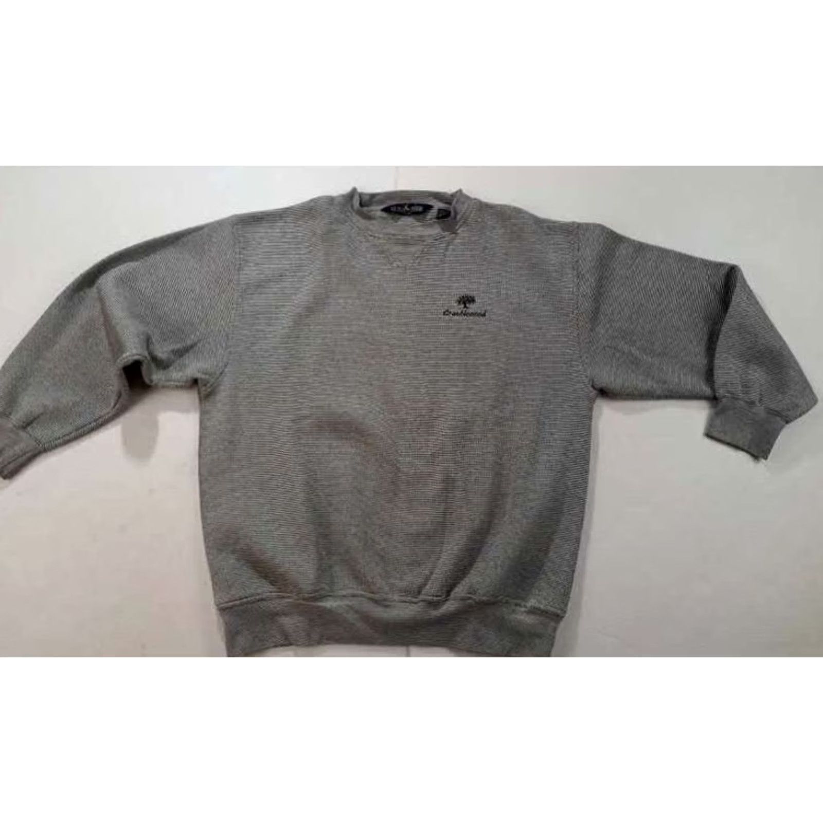 Vintage Luna Pier Sweatshirt Golf Grey XL Men Pullover Fleece All Seasons Long Pit to Pit 28in 24in Gym Quirk Wolf Theme Size US XL / EU 56 / 4 - 2 Thumbnail