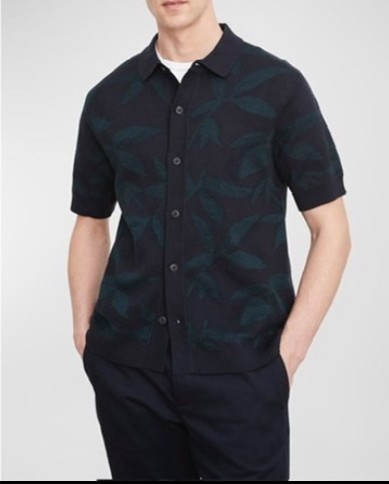 Vince Vince novelty fabric Jacquard shirt $395 retail Size US M / EU 48-50 / 2 - 1 Thumbnail