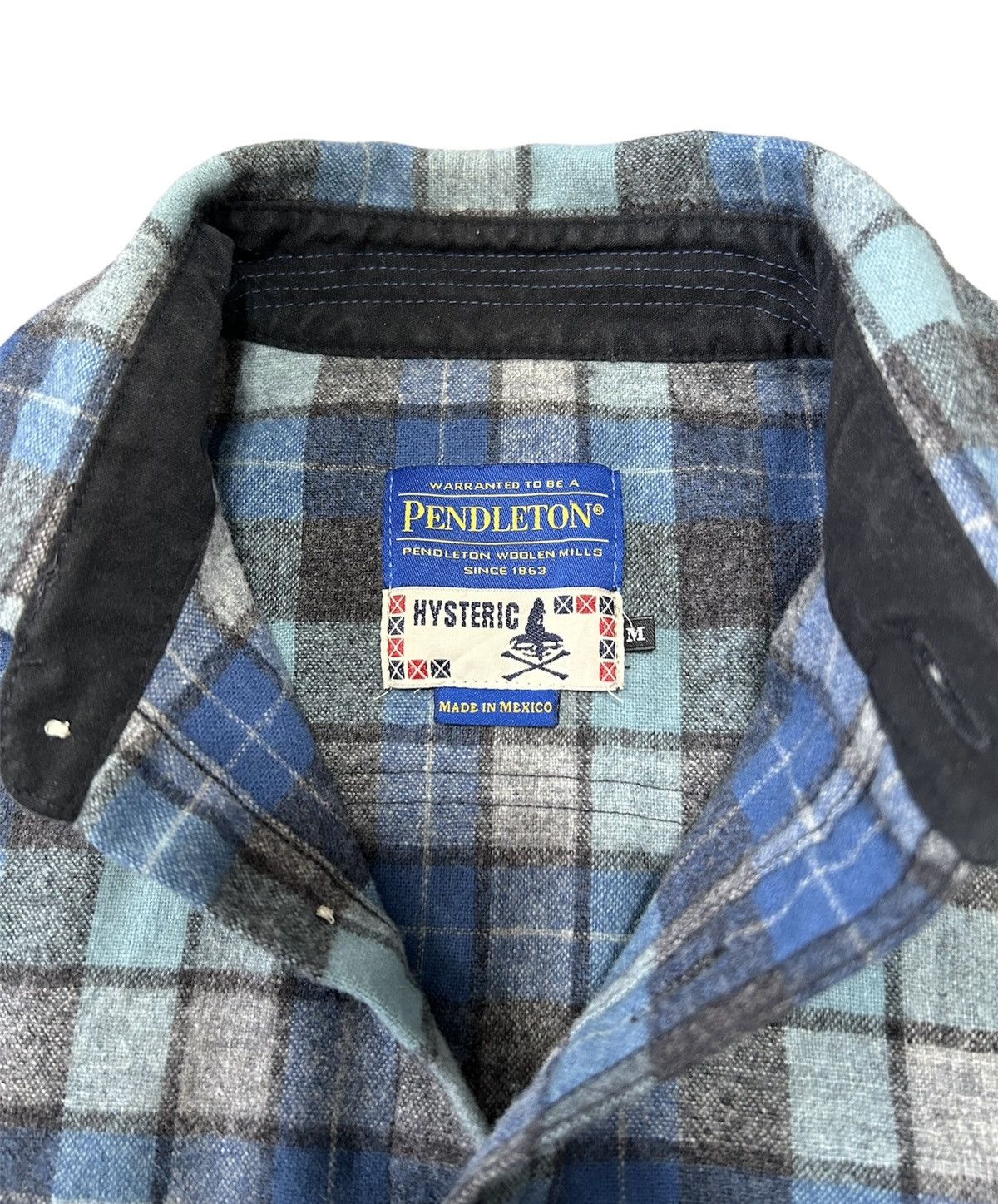 Hysteric Glamour × Japanese Brand × Vintage Hysteric Glamour x Pendleton Plaid Wool Shirt Size US M / EU 48-50 / 2 - 2 Thumbnail