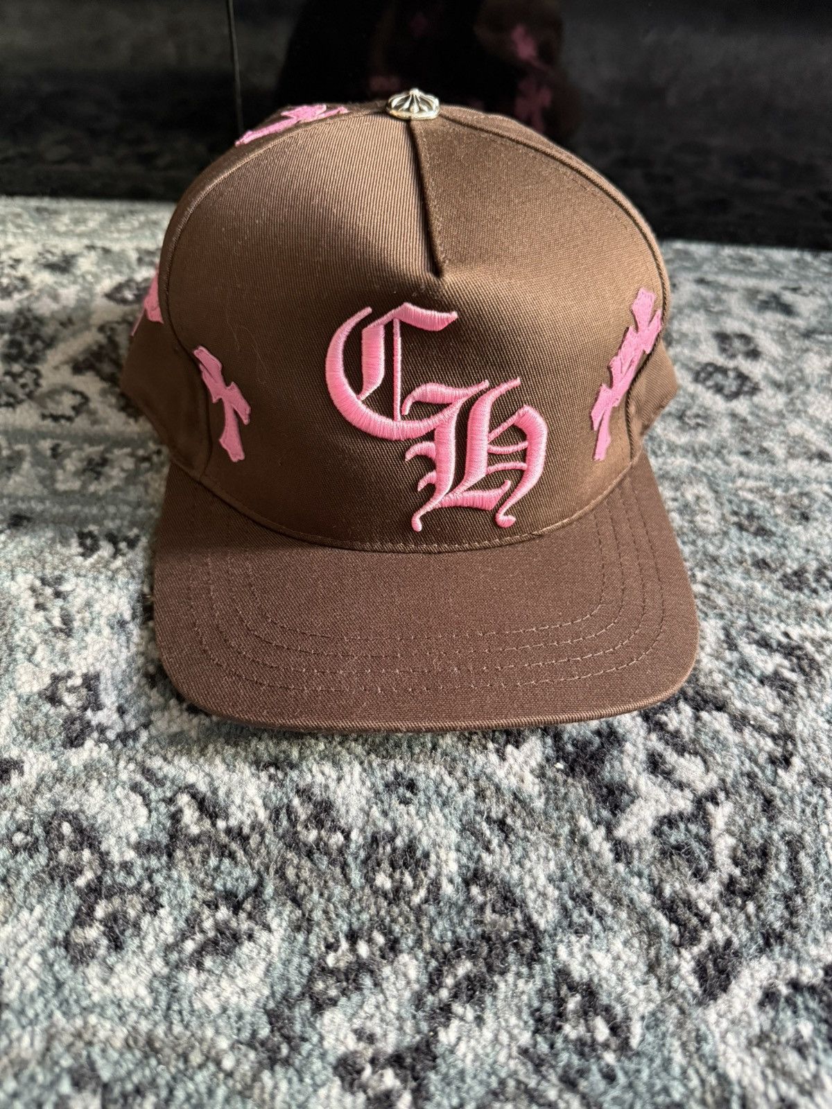 Chrome Hearts Chrome Hearts Cross Patch Hat Size ONE SIZE - 2 Thumbnail
