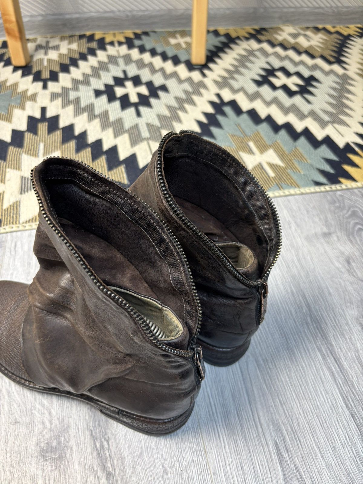 A.S.98 A.S98 leather zipper biker boots Y2K Size US 5.5 / IT 35.5 - 7 Thumbnail