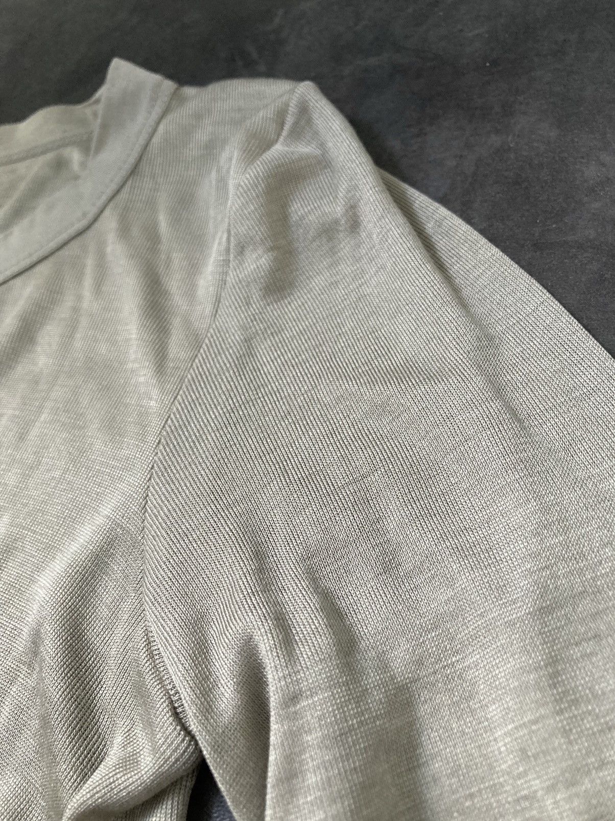 Rick Owens F/W 15 "SPHINX" Sample Silk Longsleeve Second Skin T-Shirt Size US M / EU 48-50 / 2 - 4 Thumbnail