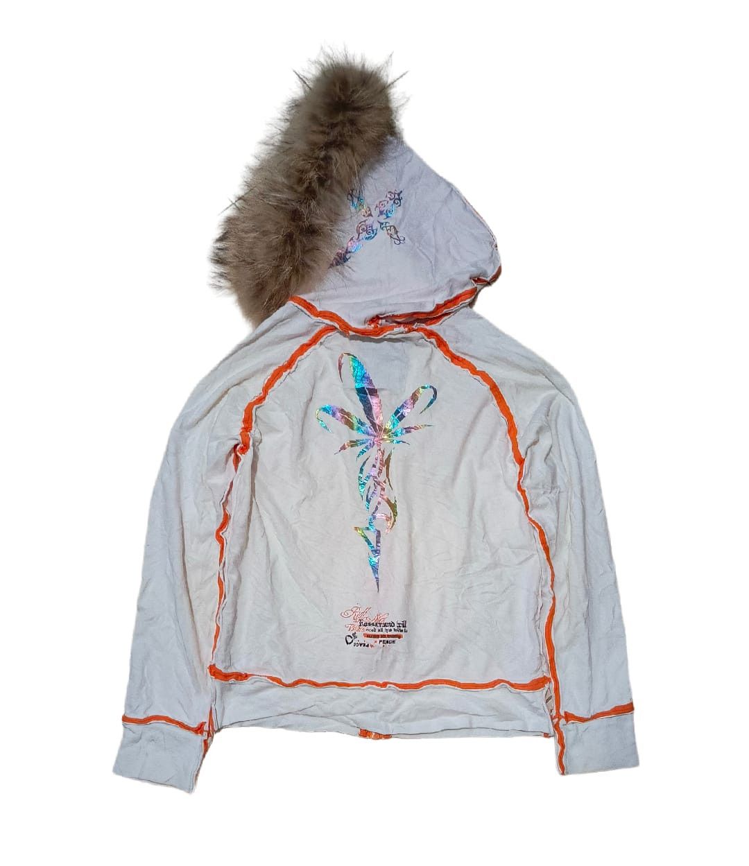 Beauty Beast Fur Hoodie Poem Cross Marijuana & LGB Style Size US M / EU 48-50 / 2 - 1 Thumbnail
