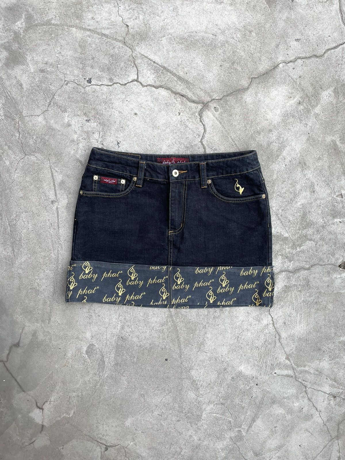 Phat Farm Y2K Vintage Phat Farm/Phat Baby Mini Skirt 00s Size 28" / US 6 / IT 42 - 1 Thumbnail
