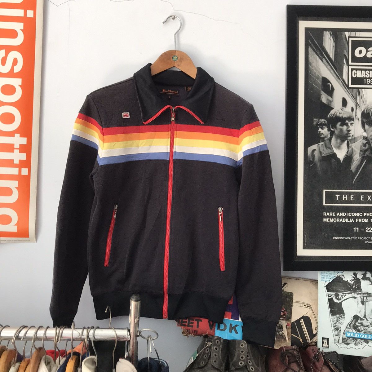Ben Sherman × Vintage Vintage Ben Sherman Retro Track Tracktop Jacket Oasis noel Size US M / EU 48-50 / 2 - 11 Thumbnail