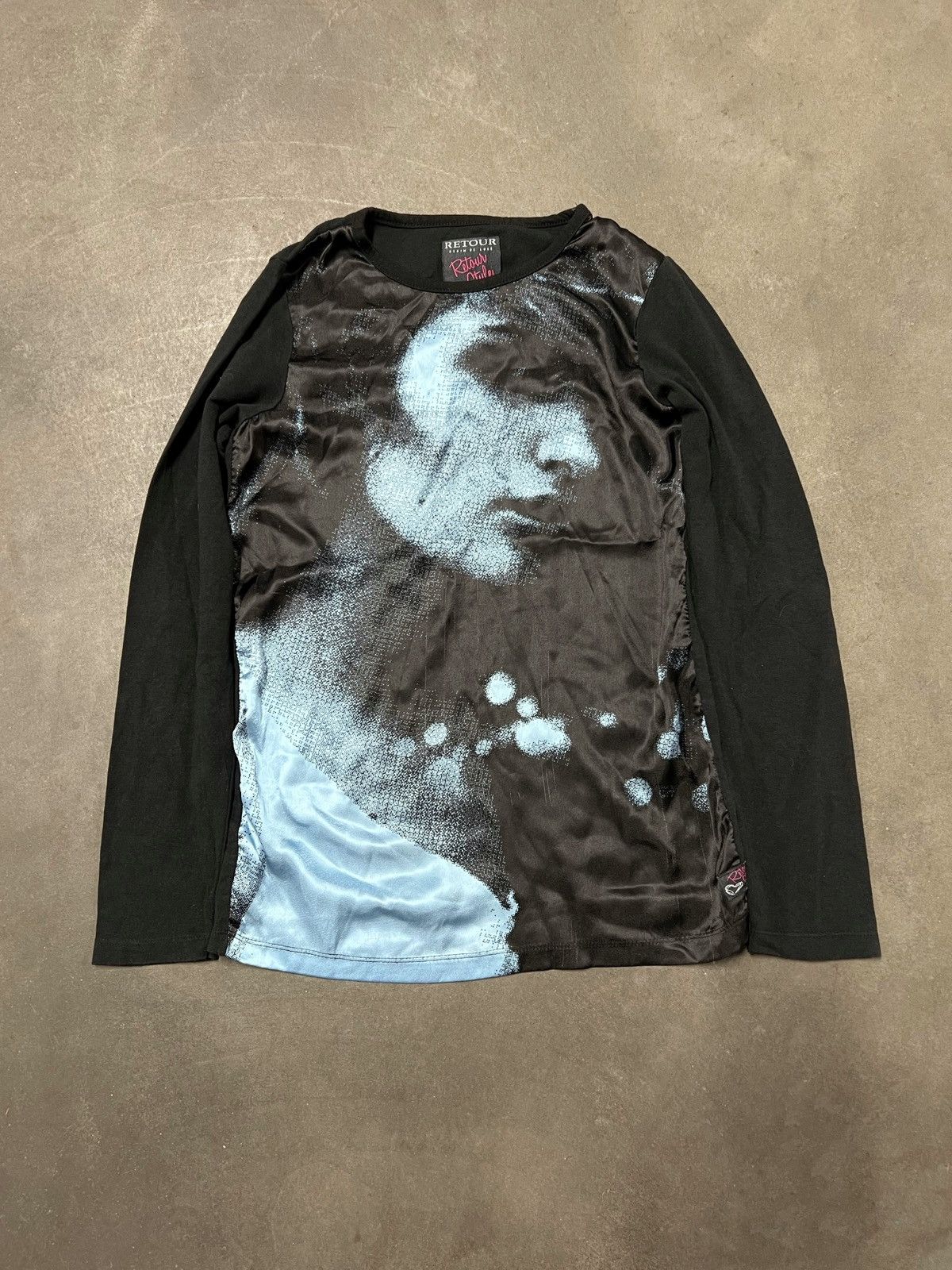 Vintage Avant Garde Portrait Longsleeve Size XL / US 12-14 / IT 48-50 - 1 Thumbnail