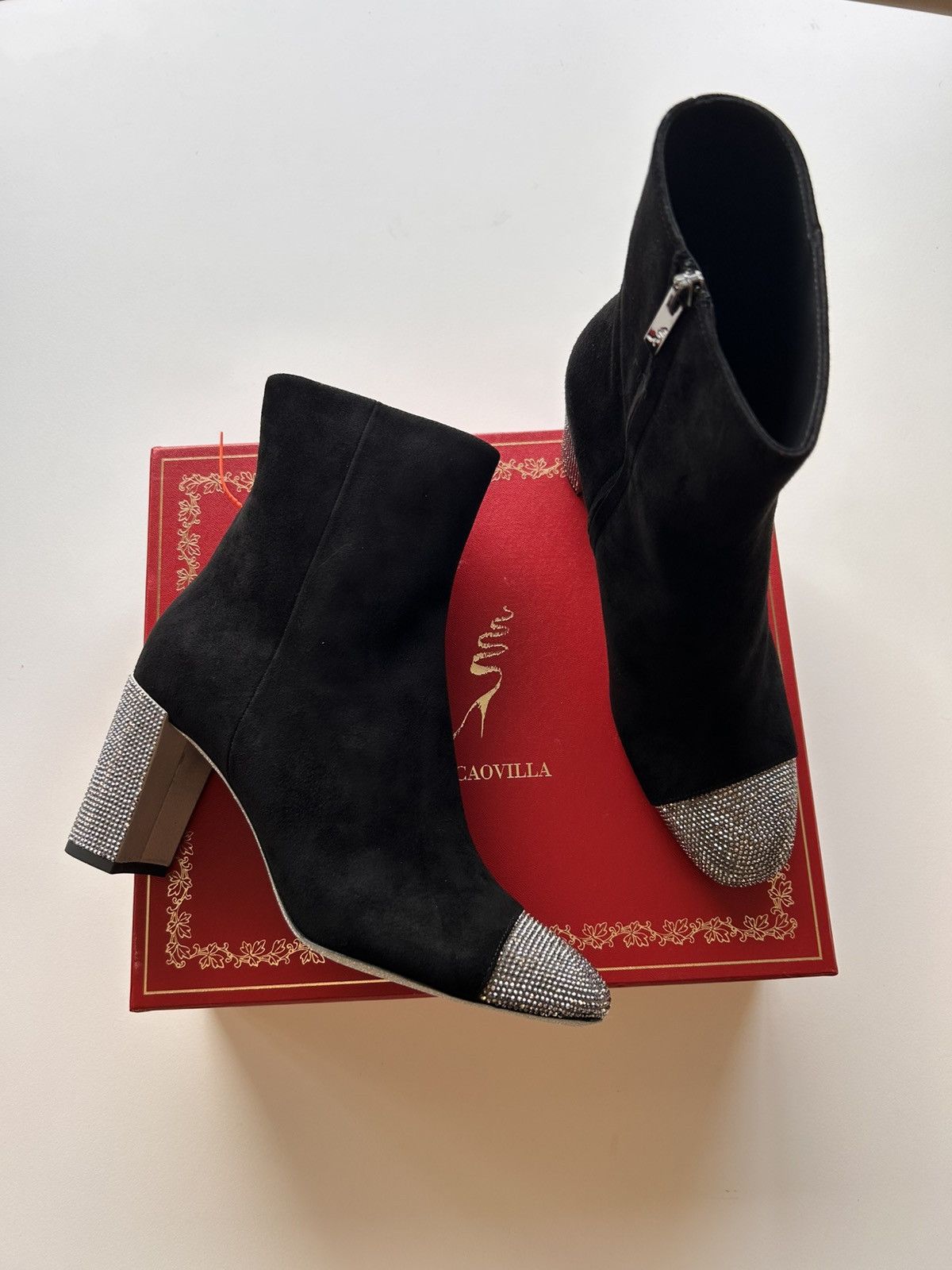 Rene Caovilla Rene Caovilla Bonnie Suede Boots Size US 10 / IT 40 - 1 Preview