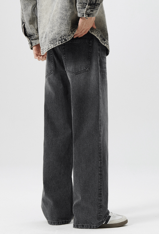 Japanese Brand Retro fashion distressed whisker street jeans Size US 32 / EU 48 - 3 Thumbnail