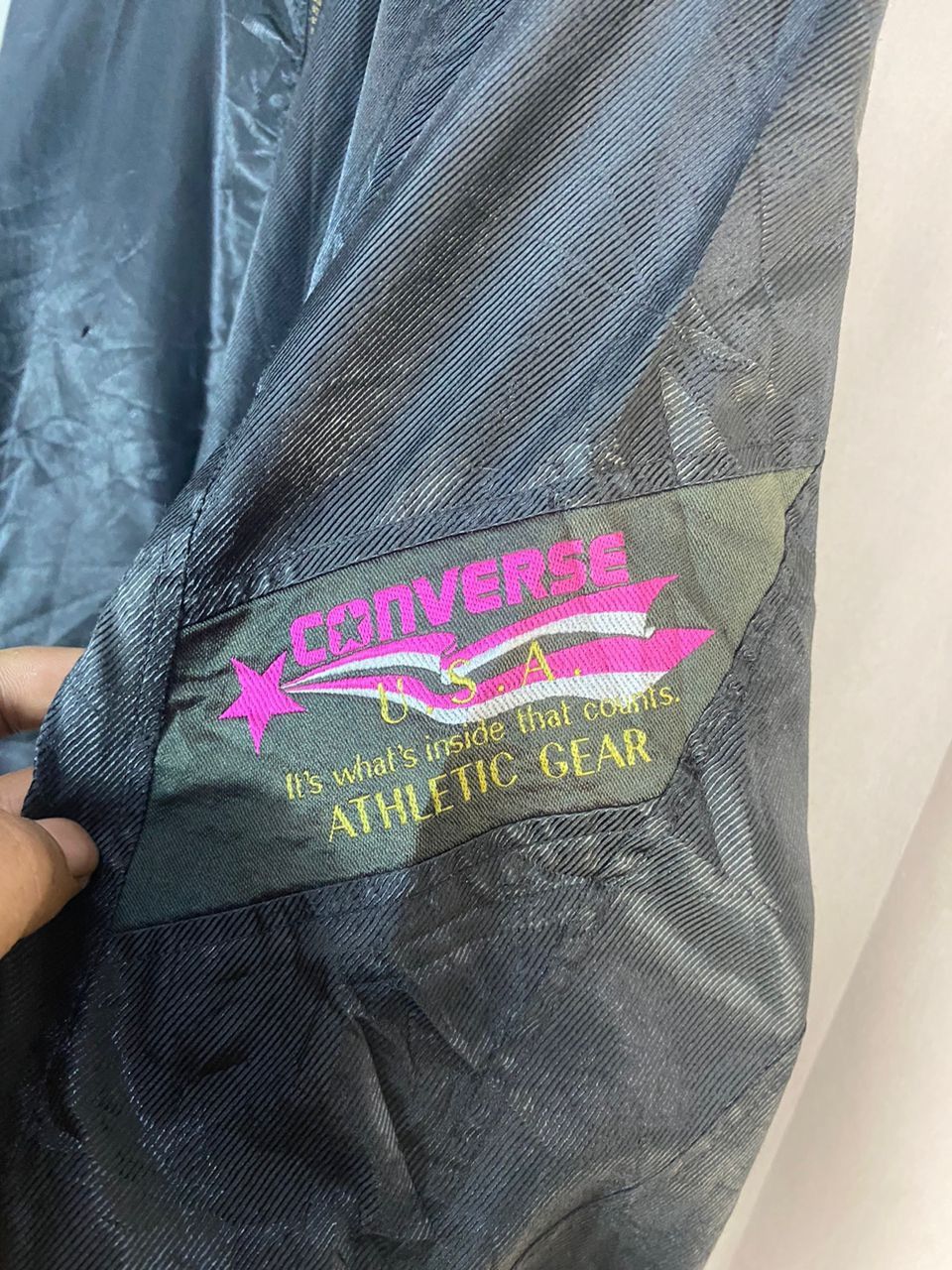 Converse × Vintage Vintage converse zipper jacket Size US L / EU 52-54 / 3 - 9 Thumbnail