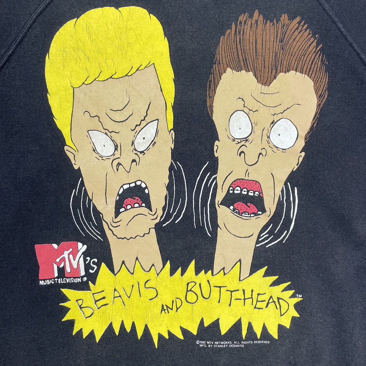 Cartoon Network Vintage 90’s MTV Beavis and Butthead Sweatshirt Size US L / EU 52-54 / 3 - 6 Thumbnail