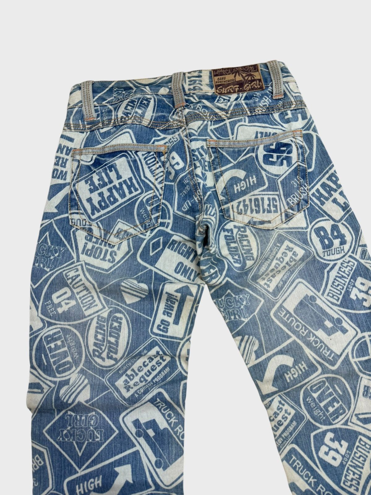 If Six Was Nine Acid Wash Faded SURF GIRLS Hysteric Glamour Denim Size US 28 / EU 44 - 9 Thumbnail