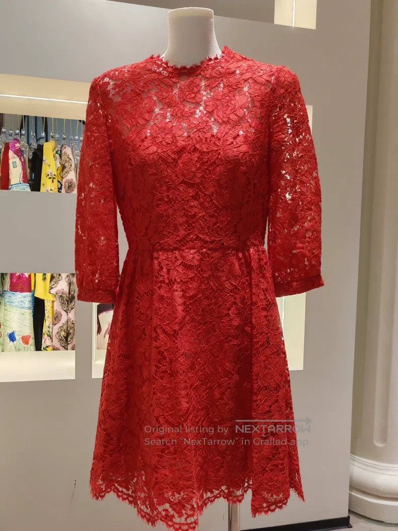 RED Valentino  Valentino  Vintage RED Valentino Vintage Lace Dress |  Grailed