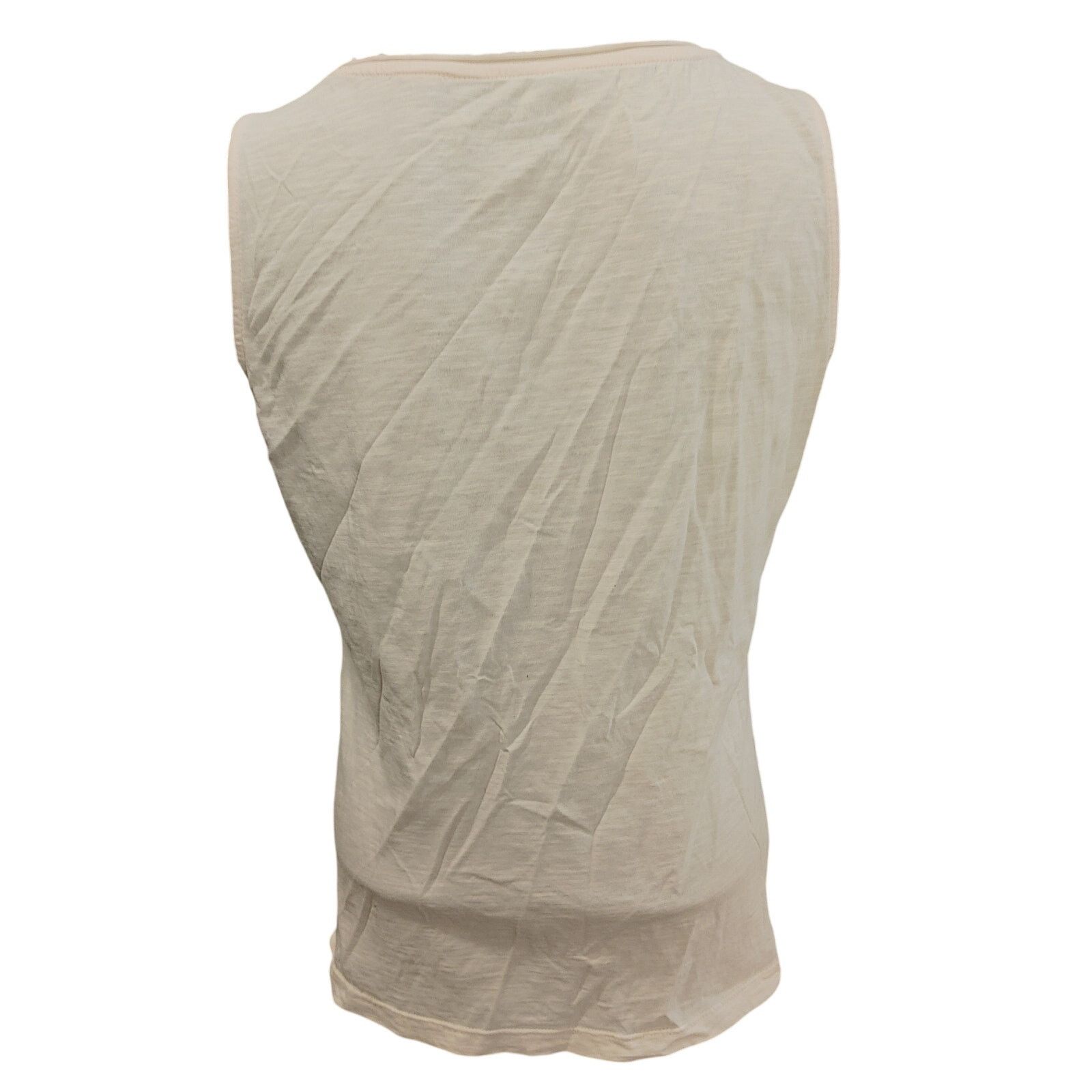 Chicos BY Chico's Women's 1 Off White Cotton Sleeveless Top Size XL / US 12-14 / IT 48-50 - 2 Thumbnail