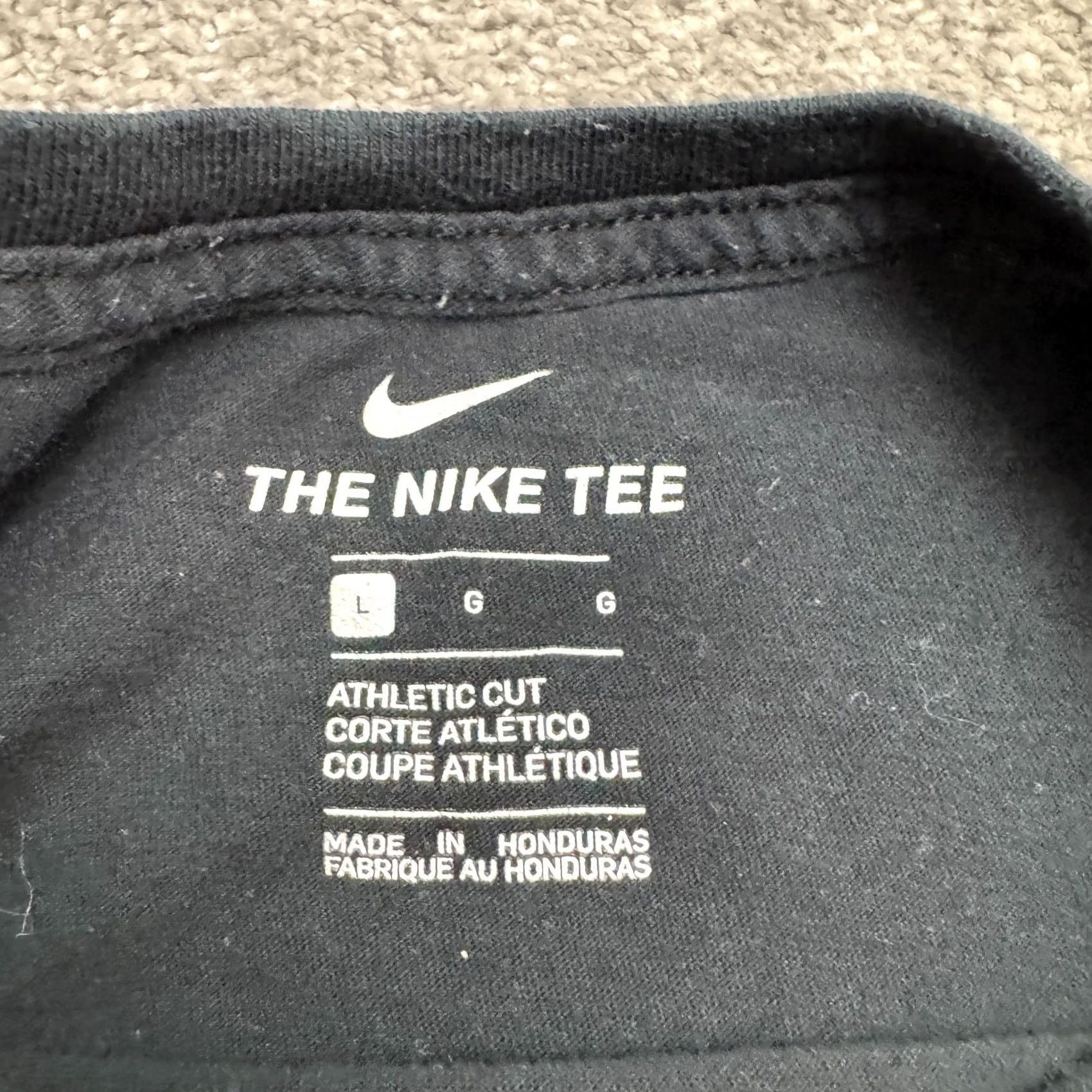 Nike Nike Tee Chicago Athletic Cut Graphic T-Shirt Mens Large Black Crew Neck Top Size US L / EU 52-54 / 3 - 4 Thumbnail