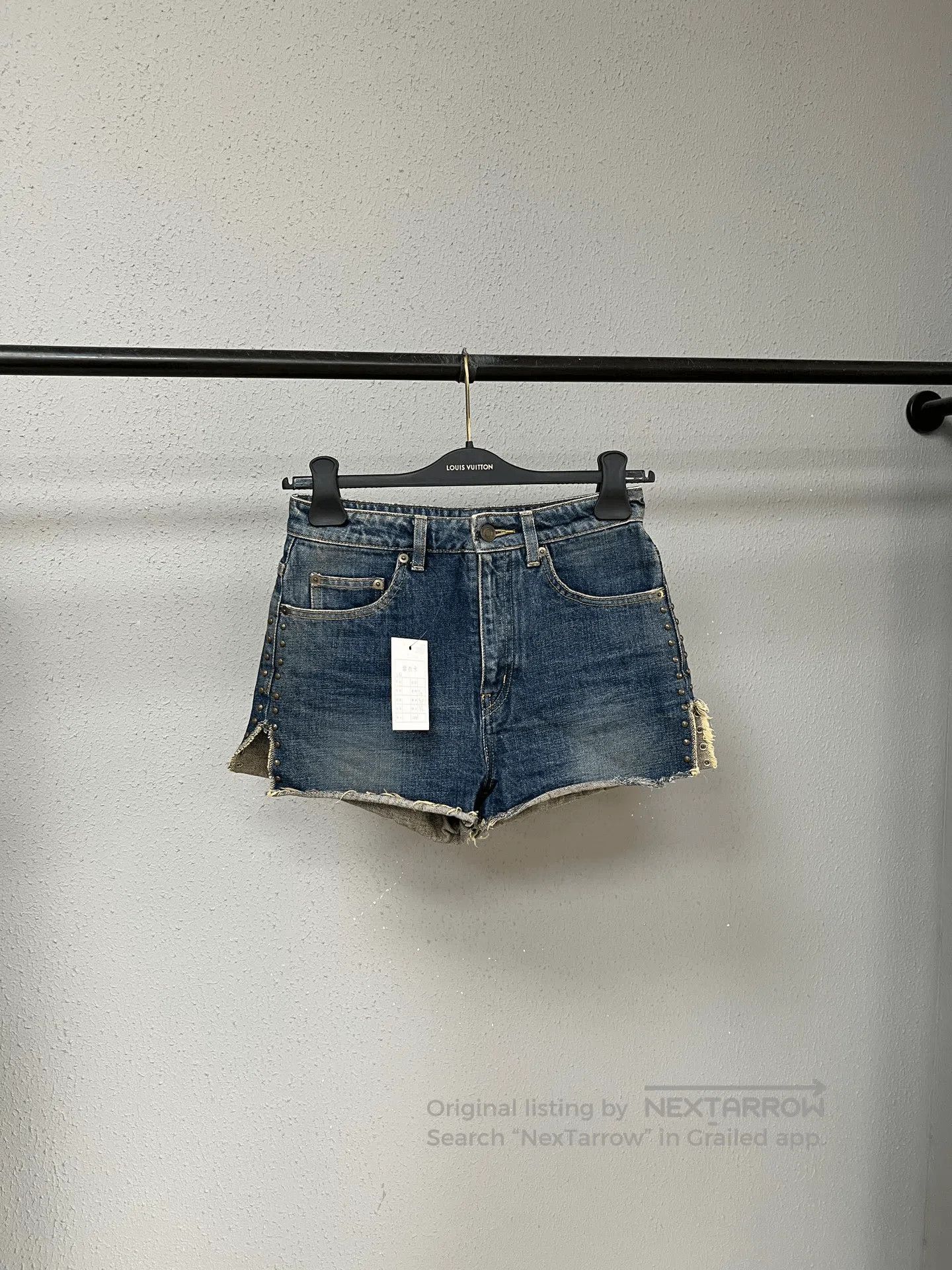 Saint Laurent Paris Slp Rivet Shorts. Size 31" - 1 Thumbnail
