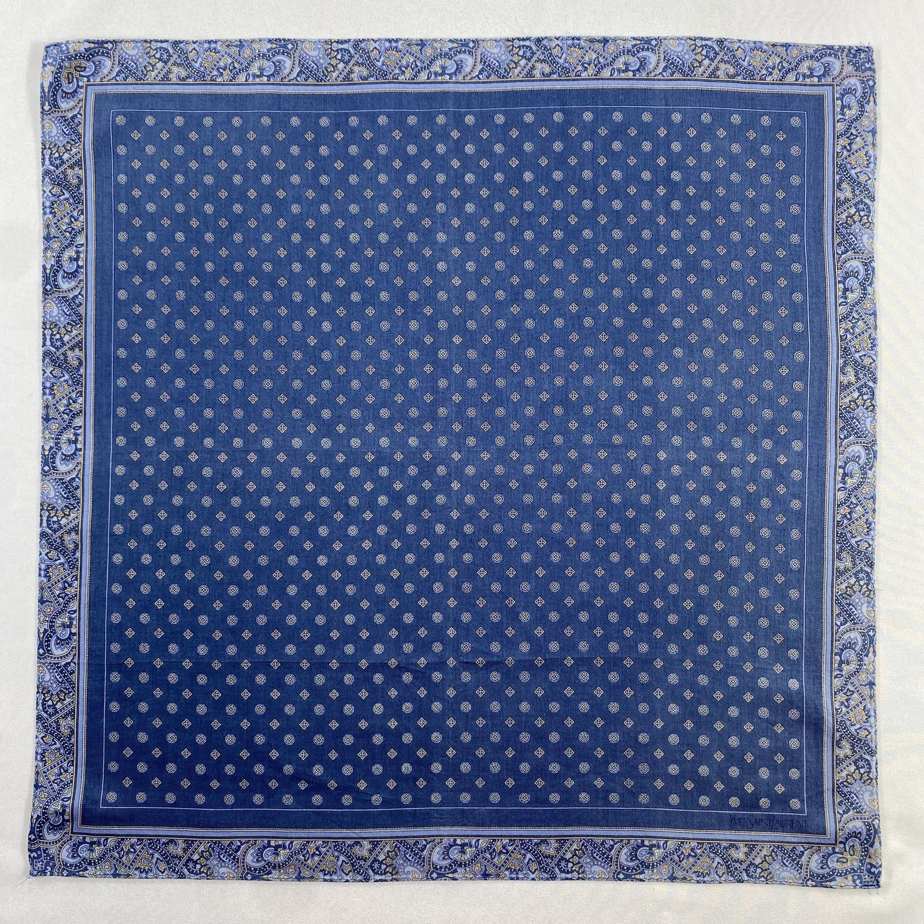 Vintage Yves Saint Laurent Handkerchief / Neckerchief-P1621 Size ONE SIZE - 1 Thumbnail