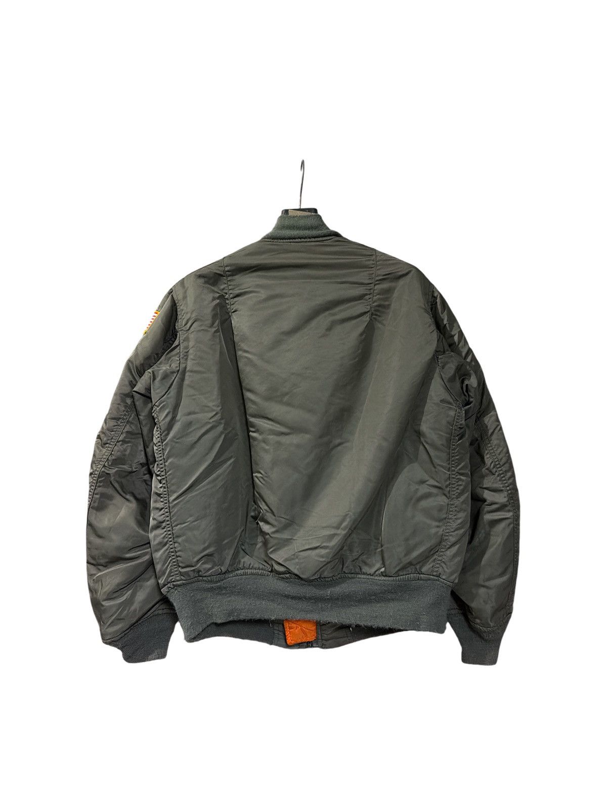 Vintage "Vintage US Military MA-1 Bomber Jacket Flight Nylon Green" Size US M / EU 48-50 / 2 - 4 Thumbnail