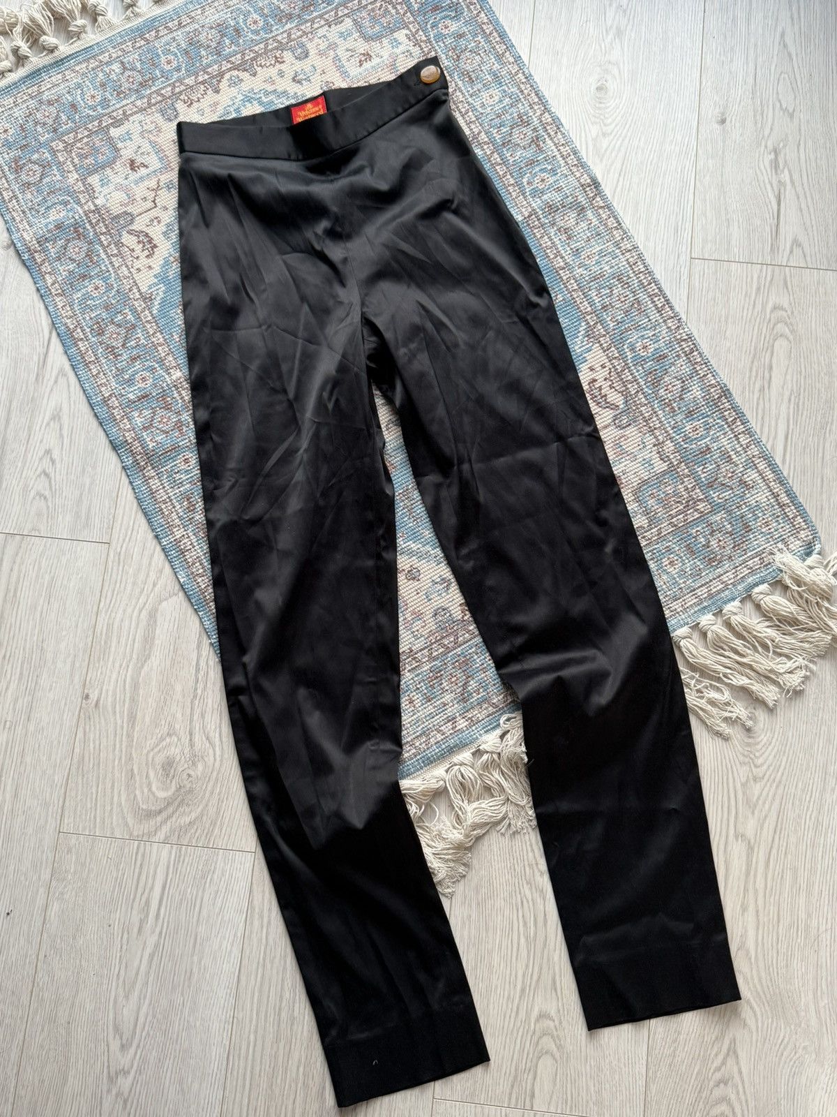 Vivienne Westwood Archive 90s Vivienne Westwood Red Label Acetat Vintage Pants Size 27" / US 4 / IT 40 - 2 Thumbnail