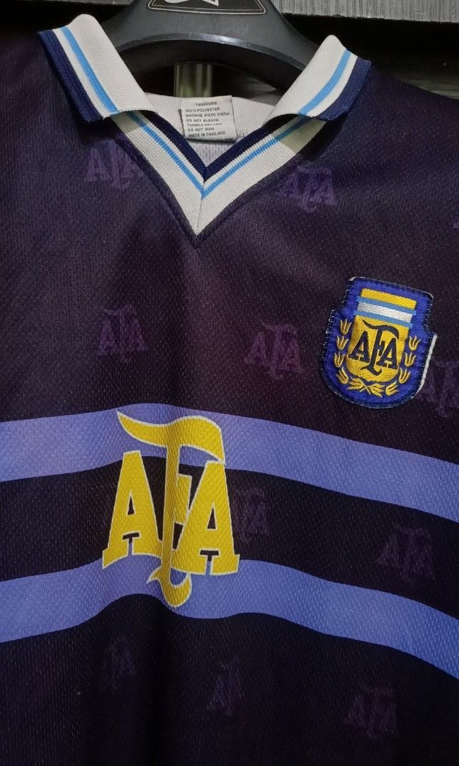 Vintage Argentina AFA Bootleg 2000s Jersey – Rare Thai Version Size US L / EU 52-54 / 3 - 2 Thumbnail