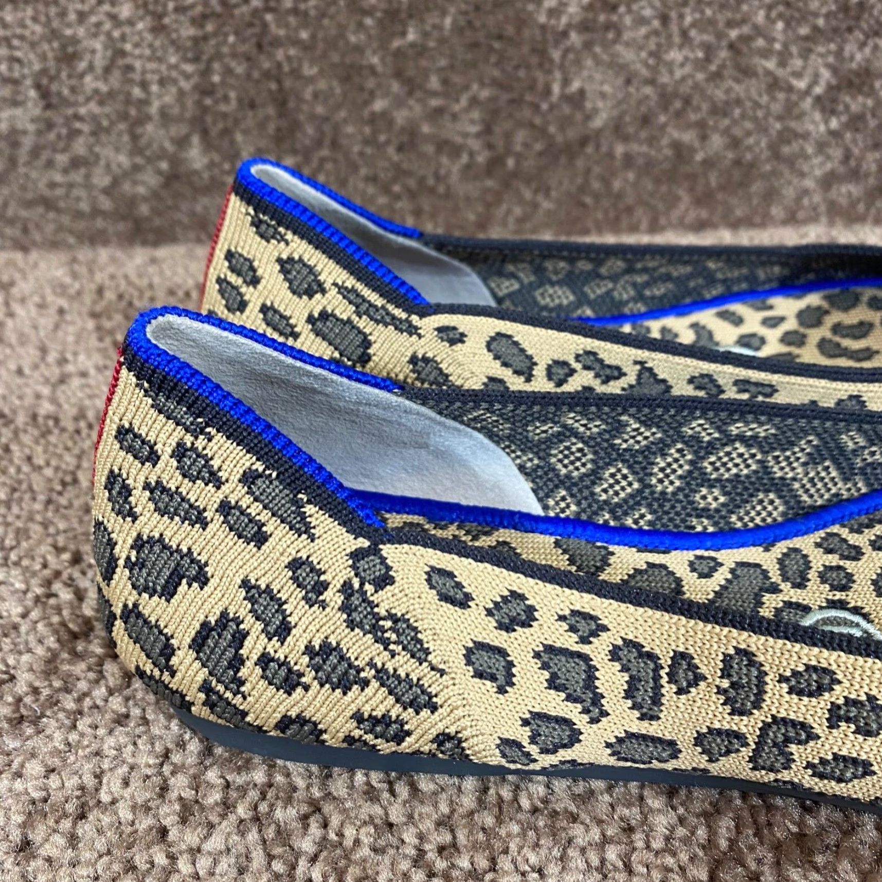 Rothy's Rothy’s Womens Ballet Flats Size 6.5 Cheetah Leopard Round Toe Slip On Fashion Workwear Size US 6.5 / IT 36.5 - 2 Thumbnail