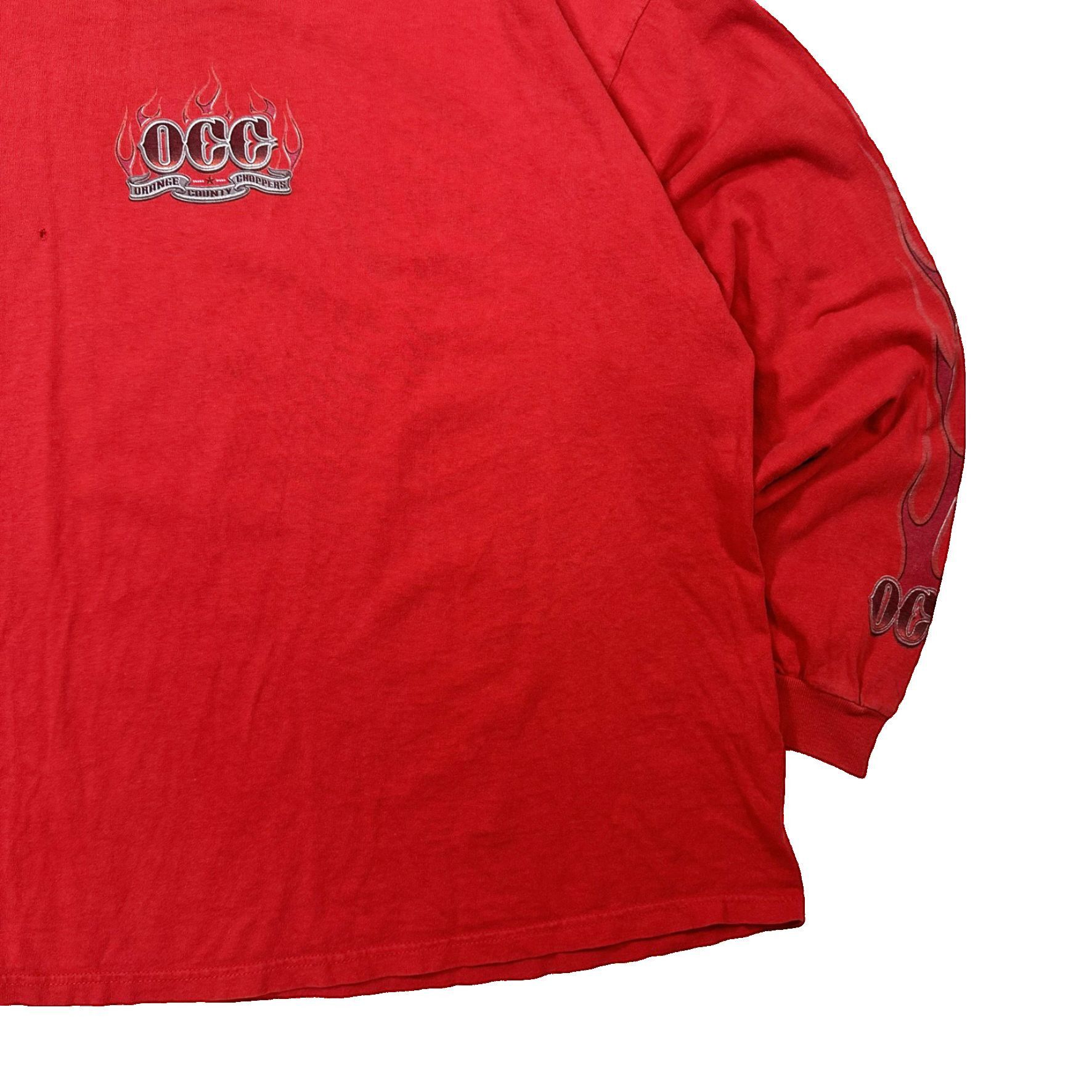Vintage Vintage Orange County Choppers Long Sleeve Graphic T Shirt Size US XL / EU 56 / 4 - 3 Thumbnail