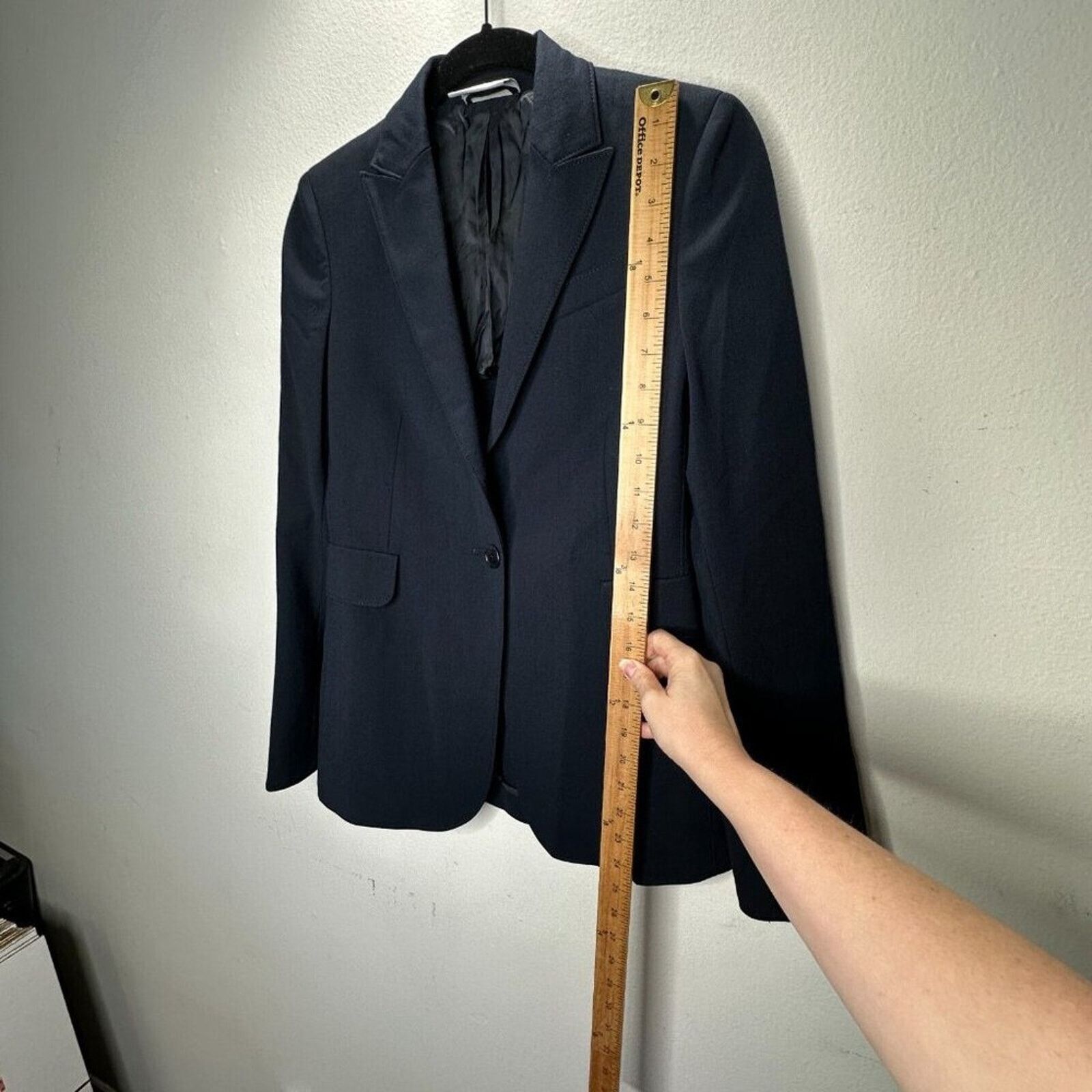 Akris Akris Punto Black Single Button Front Flap Pockets Blazer 2 Size XS / US 0-2 / IT 36-38 - 10 Thumbnail