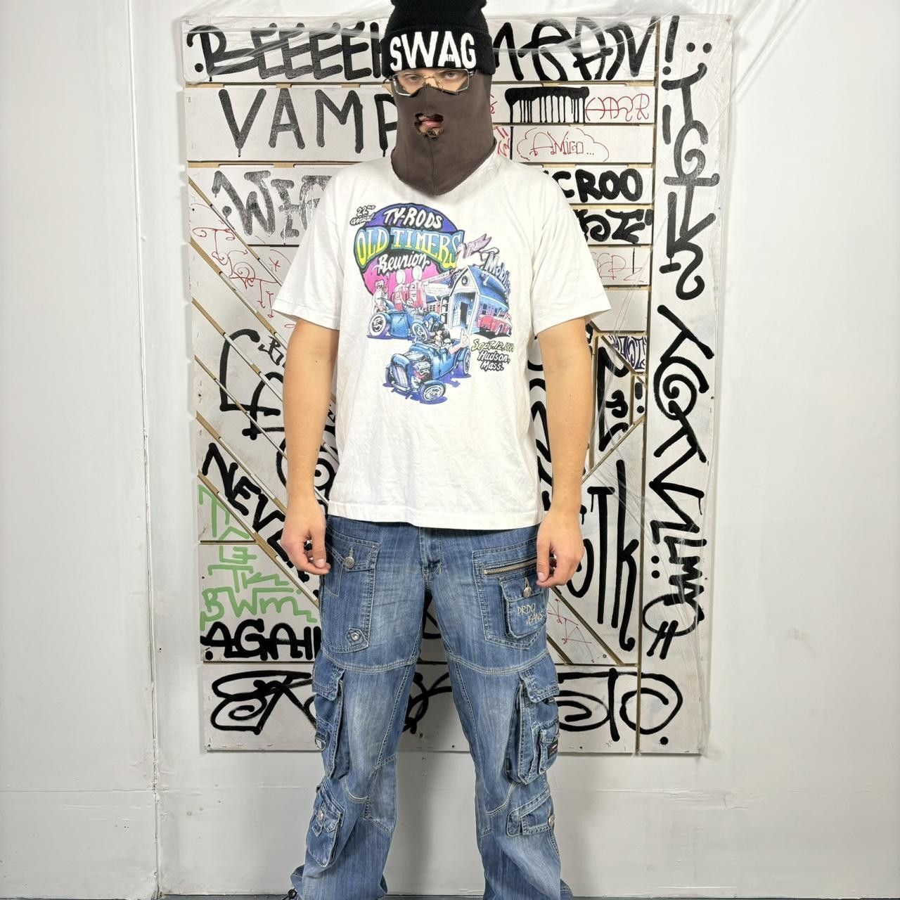 Fruit Of The Loom × Japanese Brand × Vintage Vintage T-shirt Size US XL / EU 56 / 4 - 1 Thumbnail