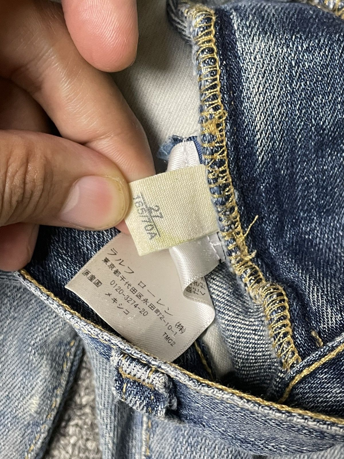 Polo Ralph Lauren × Ralph Lauren × Vintage Ralph Lauren Sport Skinny Denim Jeans (92) Size US 31 - 9 Thumbnail