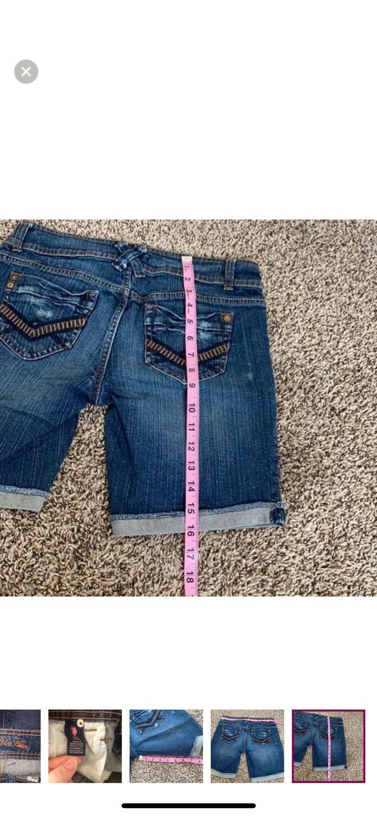 U.S. Polo Assn. Us polo assn Bermuda denim shorts size 5/6 Size 28" / US 6 / IT 42 - 10 Thumbnail