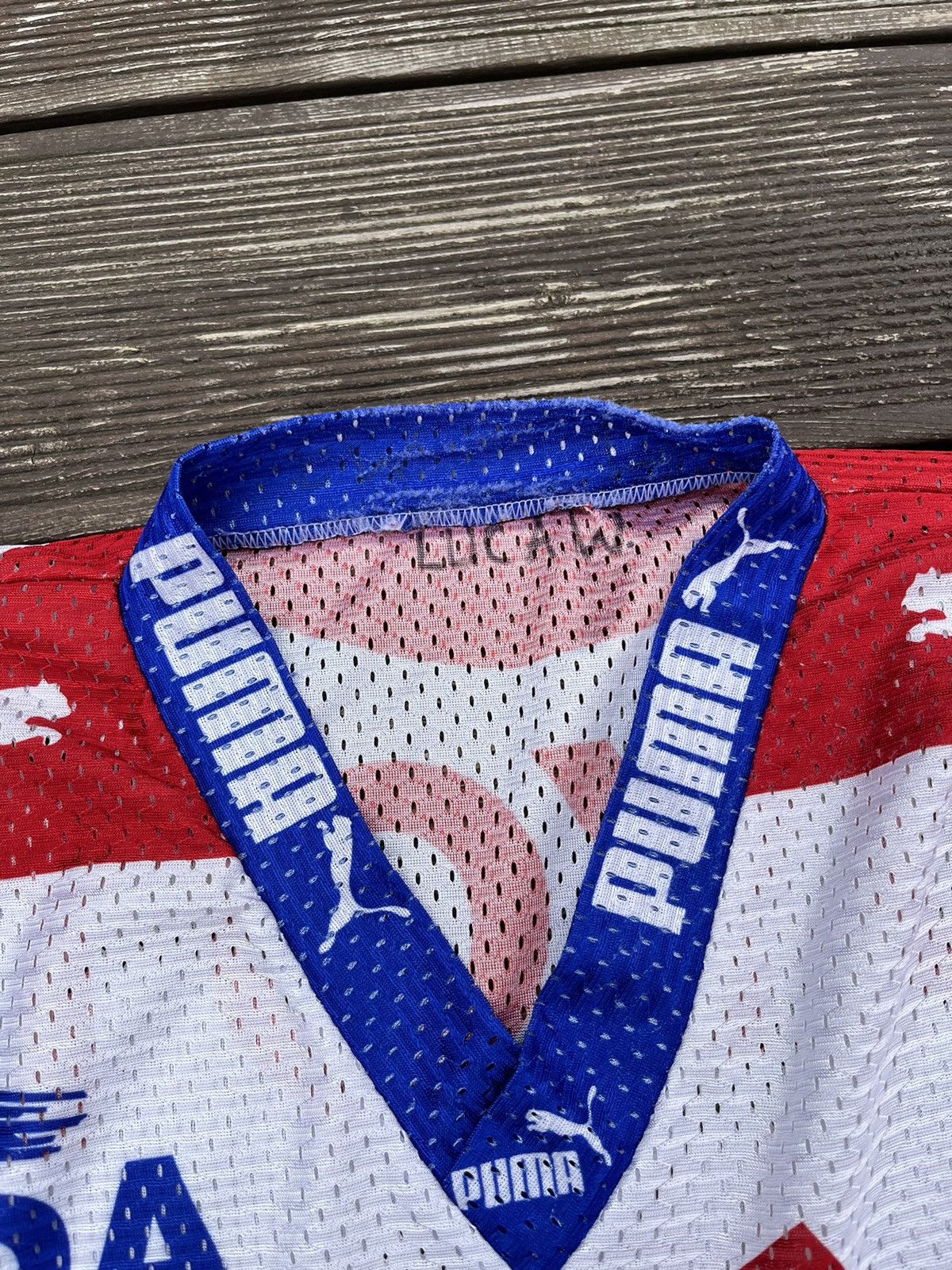 Puma × Vintage Vintage Kloten Flyers Ochsner Ice Hockey Sports Puma Jersey Size US XL / EU 56 / 4 - 5 Thumbnail