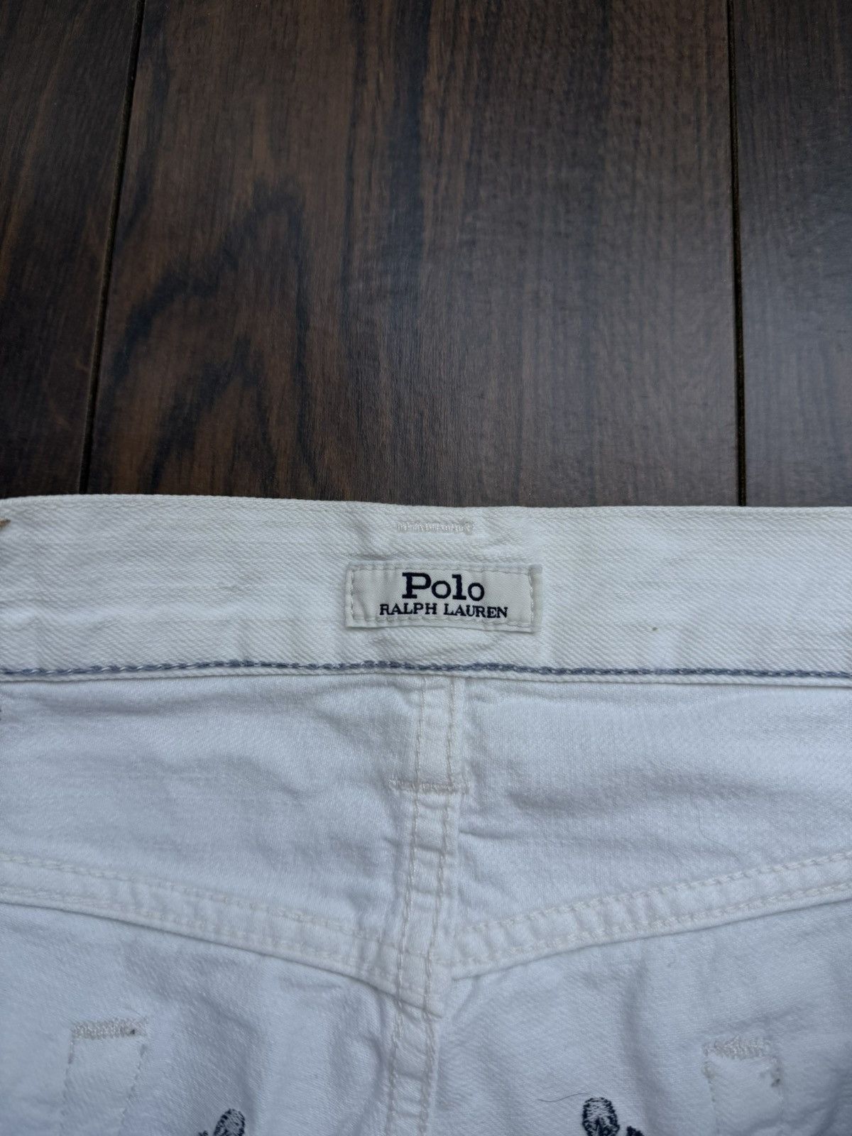 Polo Ralph Lauren Polo Ralph Lauren embroidered monogram chinos Size US 30 / EU 46 - 4 Thumbnail