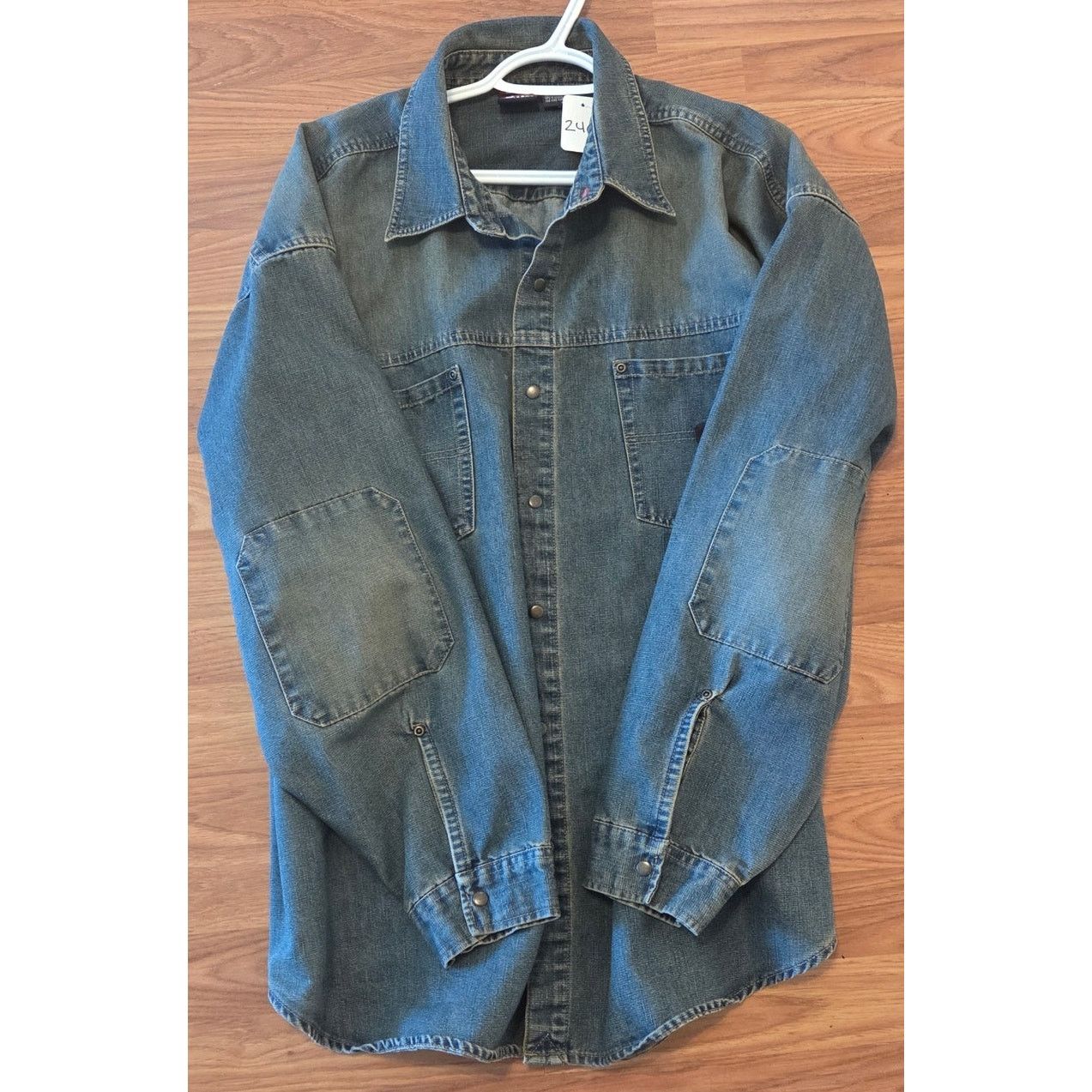 Bugle Boy Vintage Bugle Boy Blue Jean Shirt - Men's XXL Size US XXL / EU 58 / 5 - 2 Thumbnail