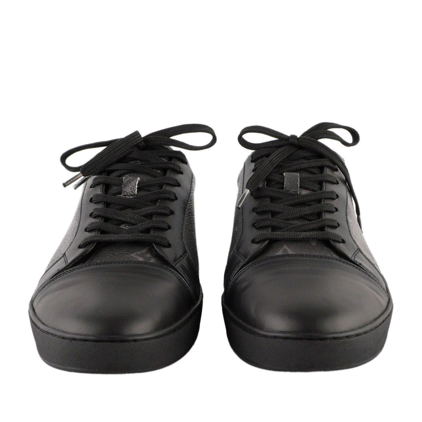Louis Vuitton Louis Vuitton Eclipse Monogram LV Logo Match Up Sneakers Size US 11 / EU 44 - 2 Thumbnail