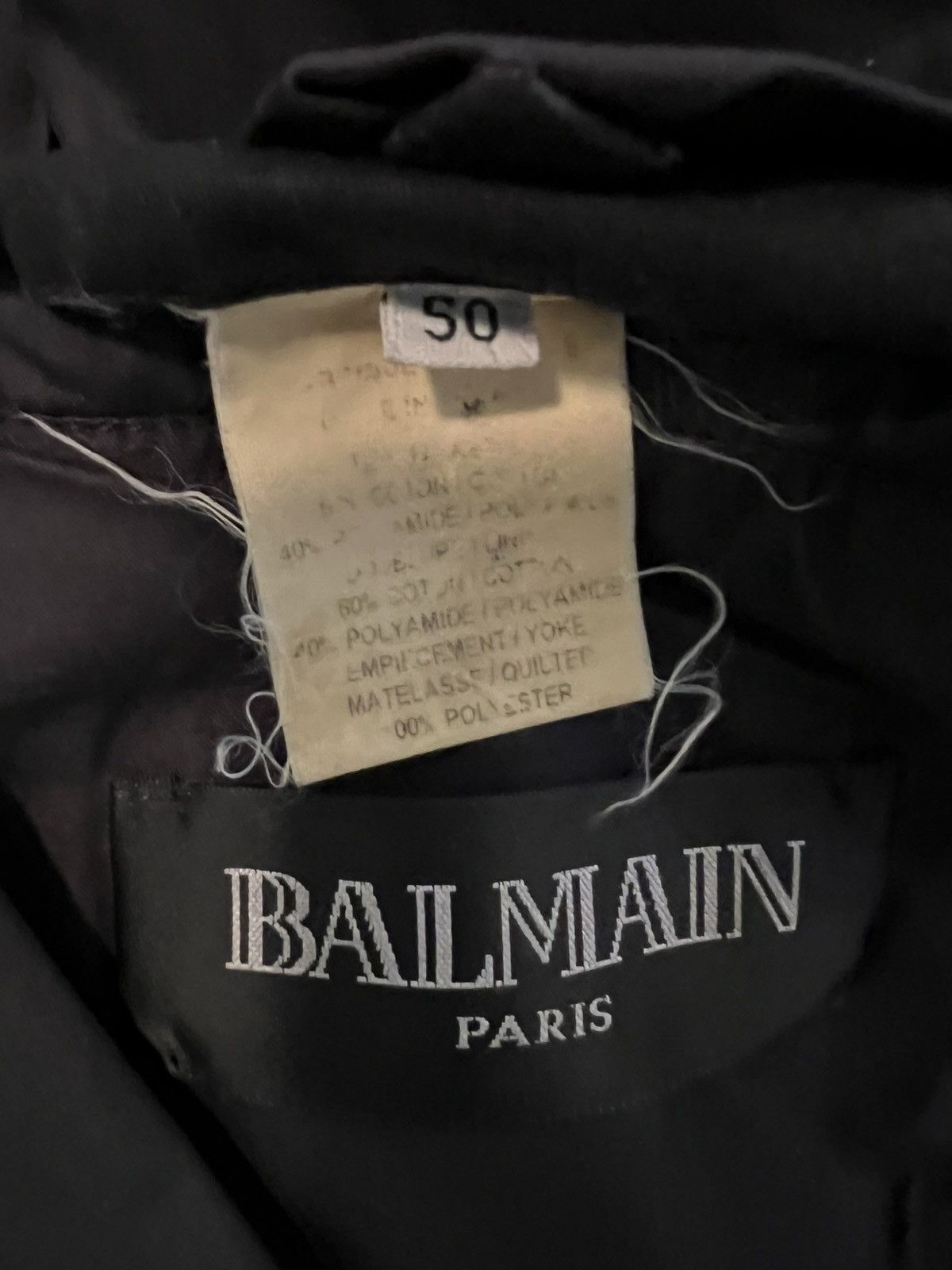 Balmain Balmain Padded biker Jacket Size US M / EU 48-50 / 2 - 5 Thumbnail