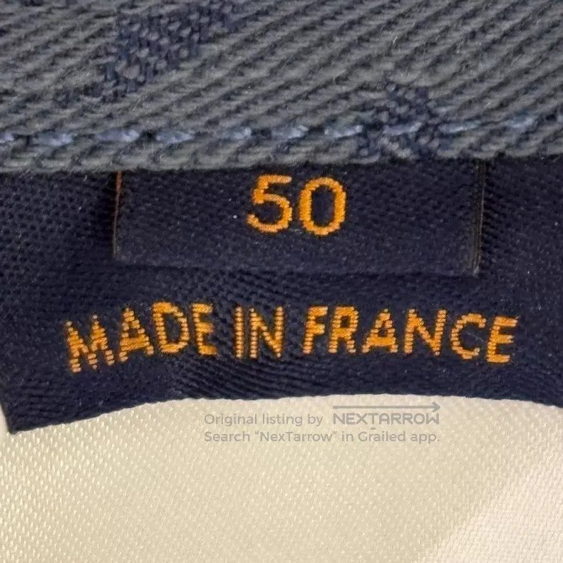 Louis Vuitton Louis Vuitton Blue long-sleeved denim jacket with full pri Size US M / EU 48-50 / 2 - 6 Thumbnail